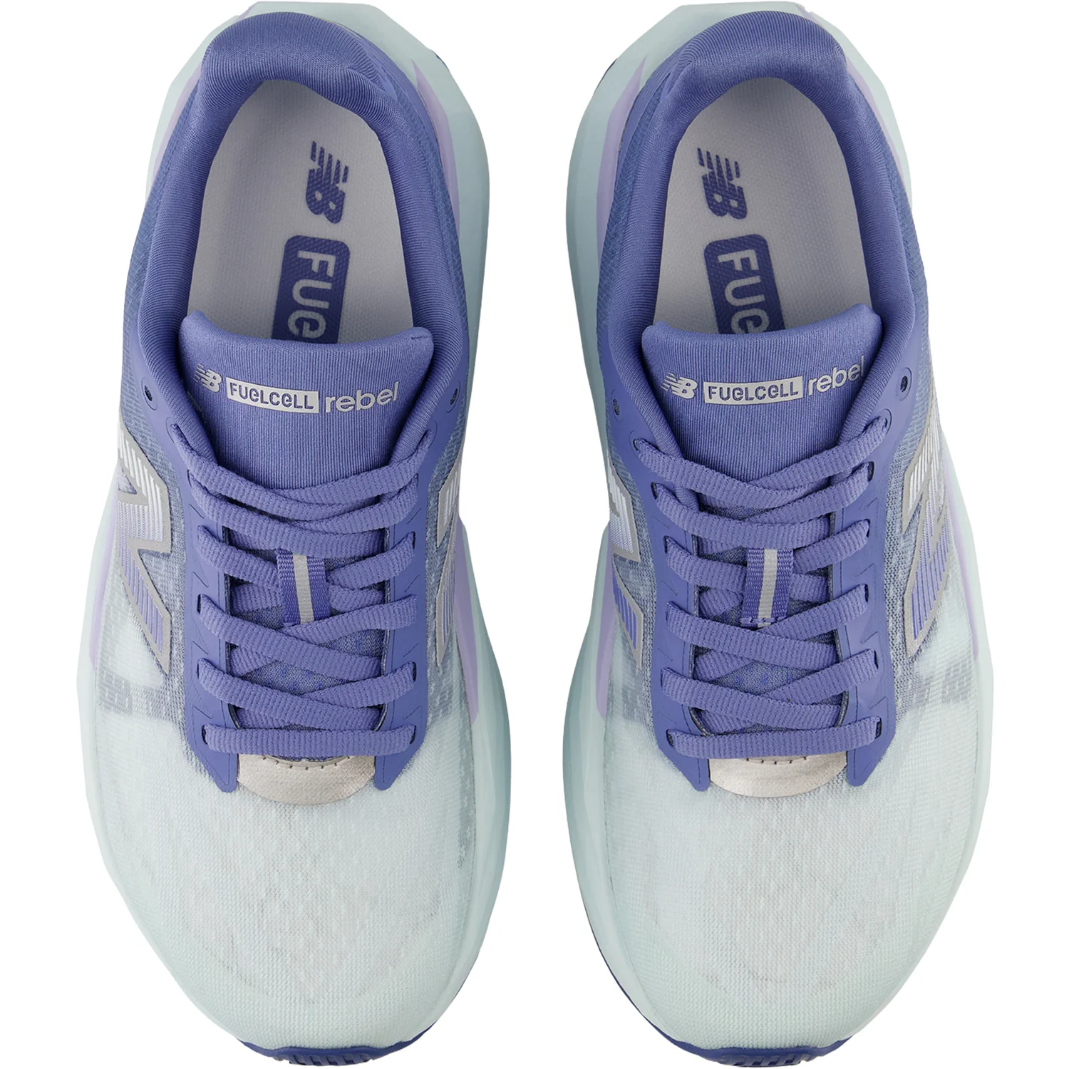 New Balance FuelCell Rebel v5 (Neutral Support) Women's Athletic Shoes Fairweather Blue/Glint Blue - Image 2