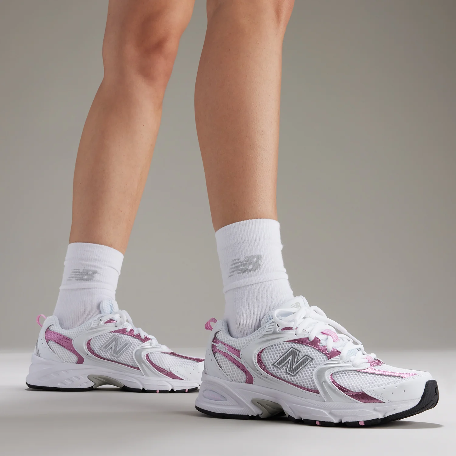 New Balance MR530PK Women's Athletic Shoes White/Pink Sugar - Image 8