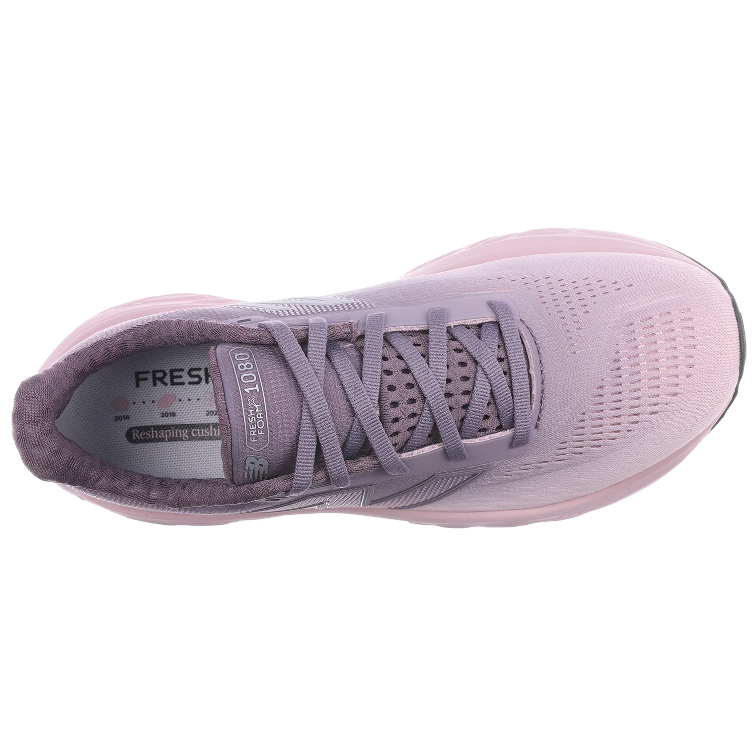 New Balance W108014C (Neutral Support) Women's Athletic Shoes Dark Ice Wine/Twilight Haze/Silver Metallic - Image 2