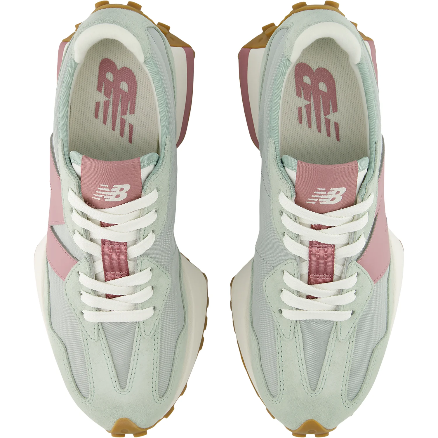 New Balance 327 (Neutral Support) Women's Athletic Shoes Lone Star Grey/Rosewood - Image 2