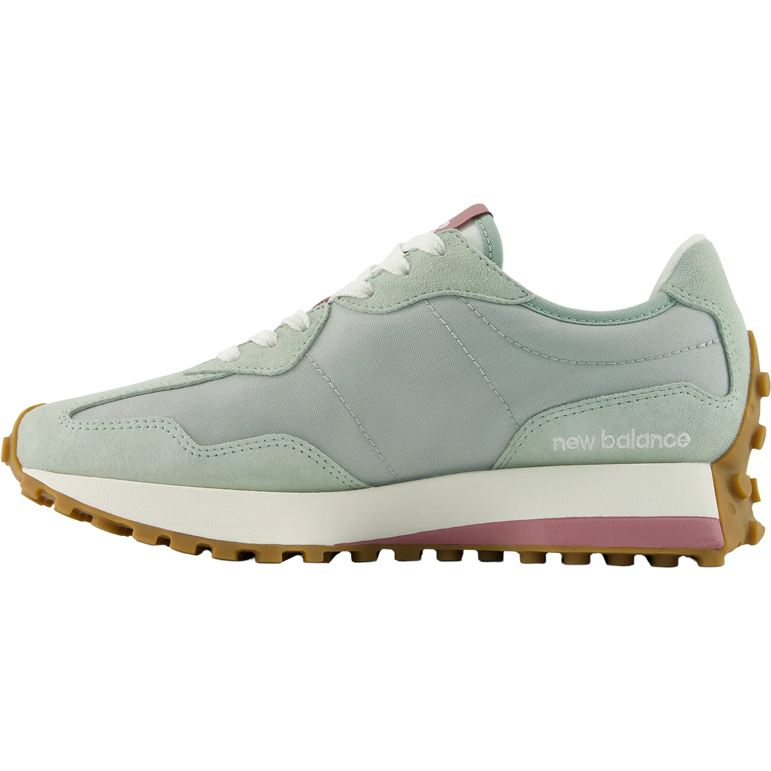 New Balance 327 (Neutral Support) Women's Athletic Shoes Lone Star Grey/Rosewood - Image 3