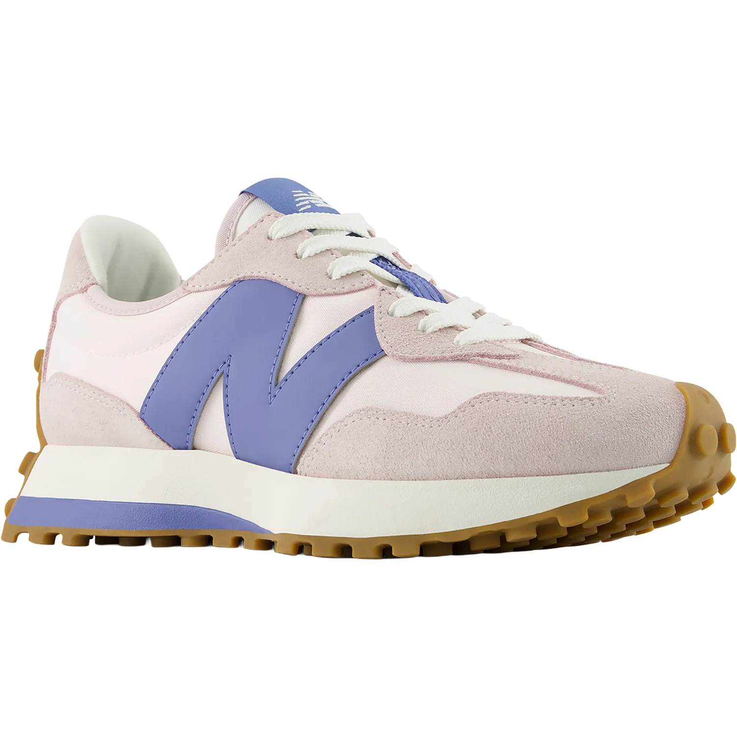 New Balance 327 (Neutral Support) Women's Athletic Shoes Pink Salt/Fairweather Blue - Image 5