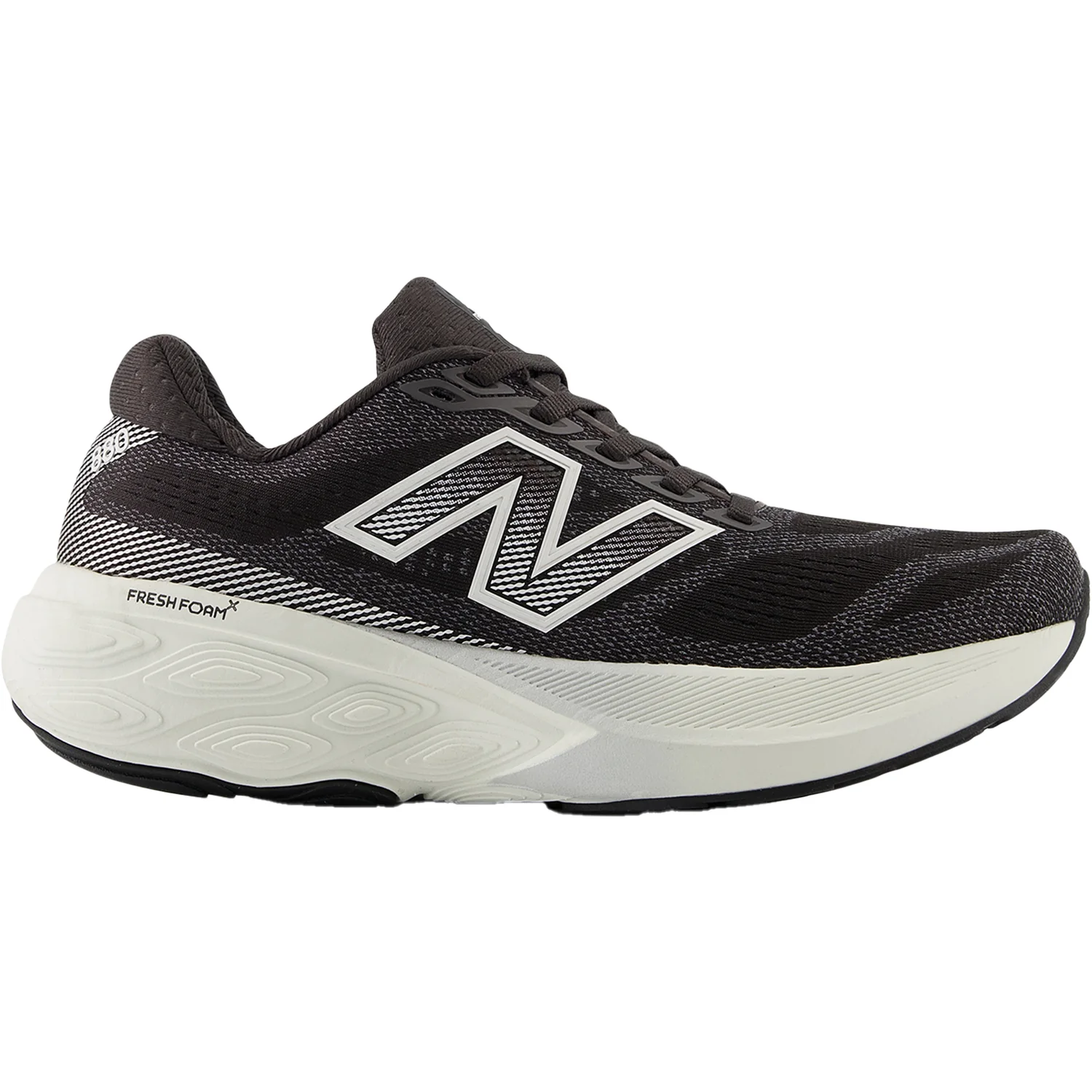 New Balance W880H15 (Neutral Support) Women's Athletic Shoes Black Cement/Sea Salt/Silver Metallic