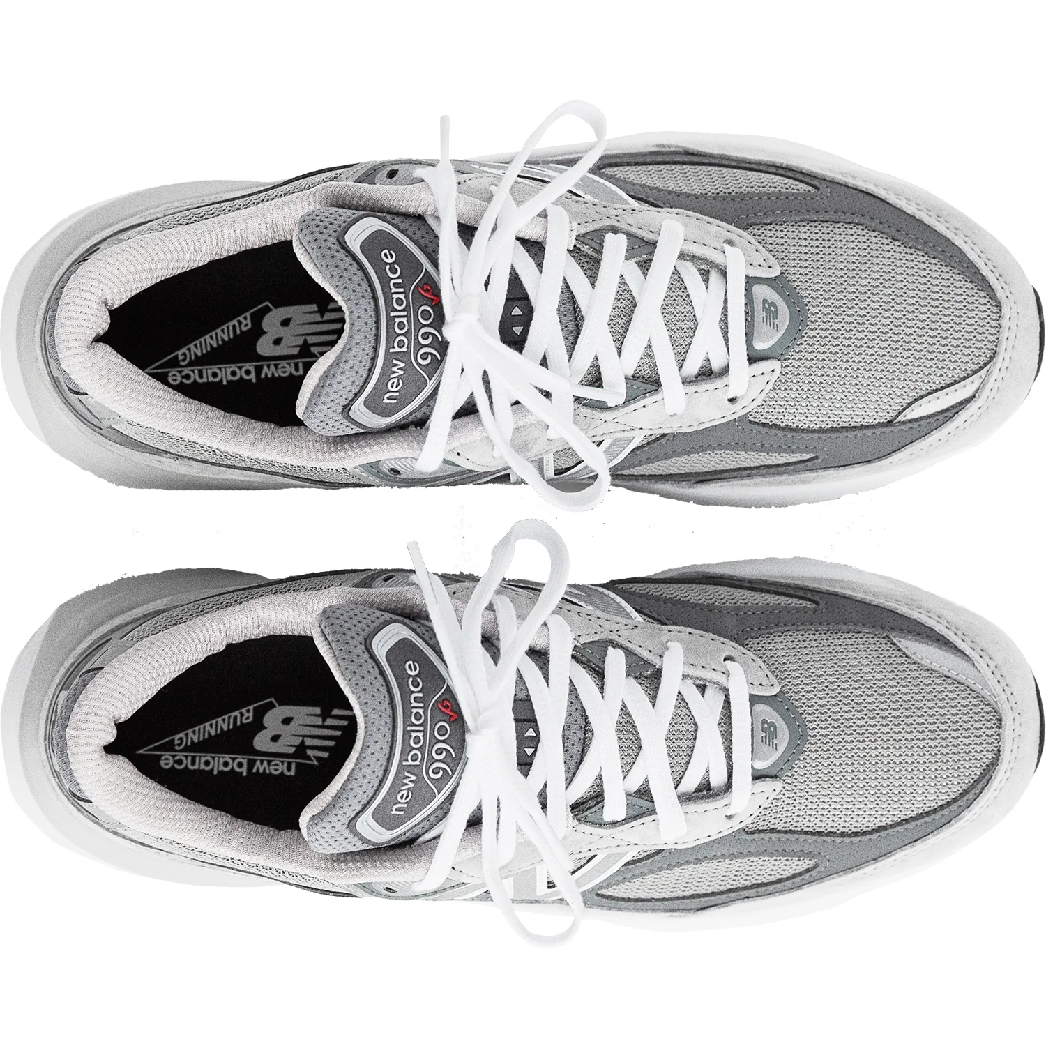 New Balance W990GL6 - Made in USA Women's Running Shoes Grey Suede/Mesh - Image 2