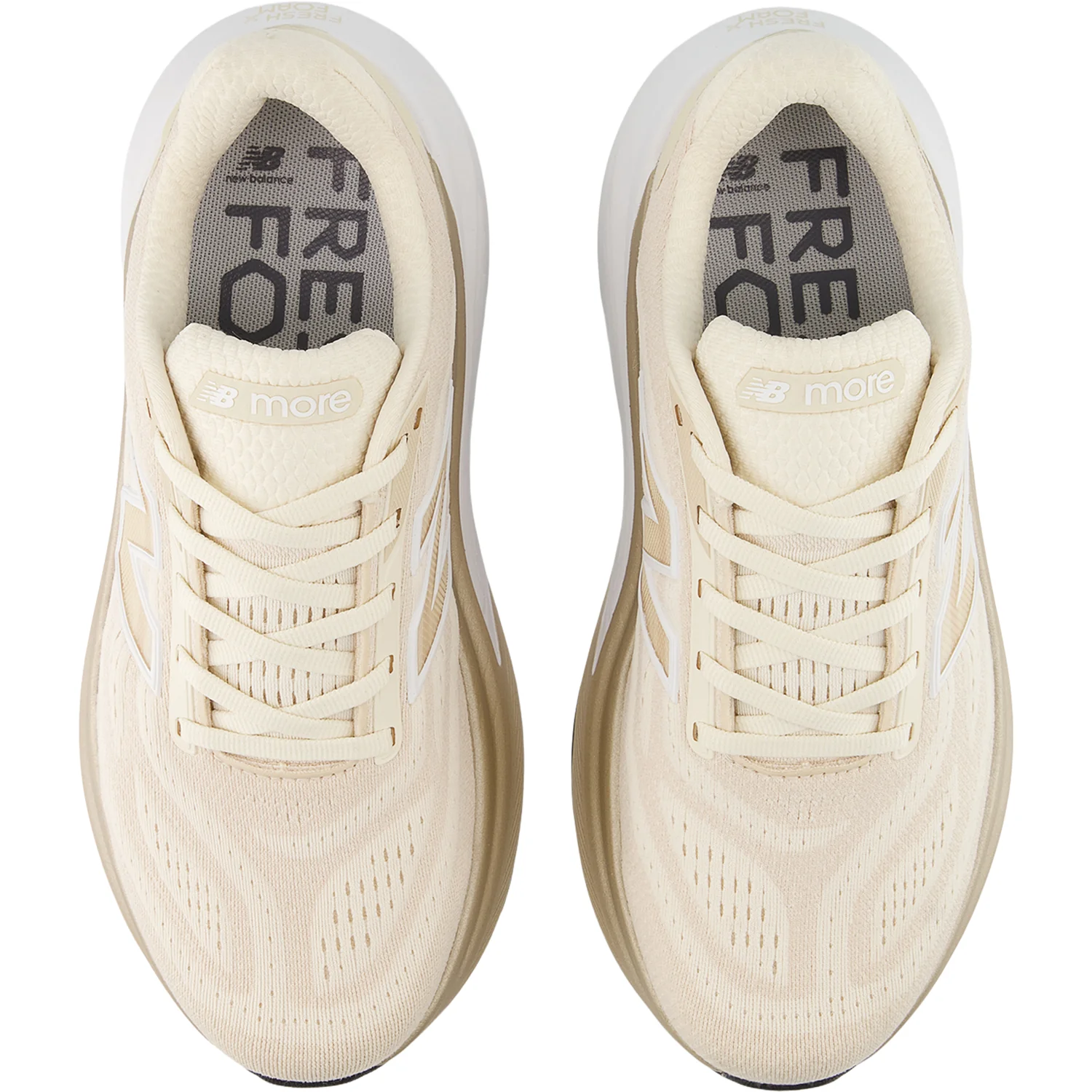 New Balance WMORLB6 (Neutral Support) Women's Athletic Shoes Permafrost/Bisque/NB103 White - Image 2