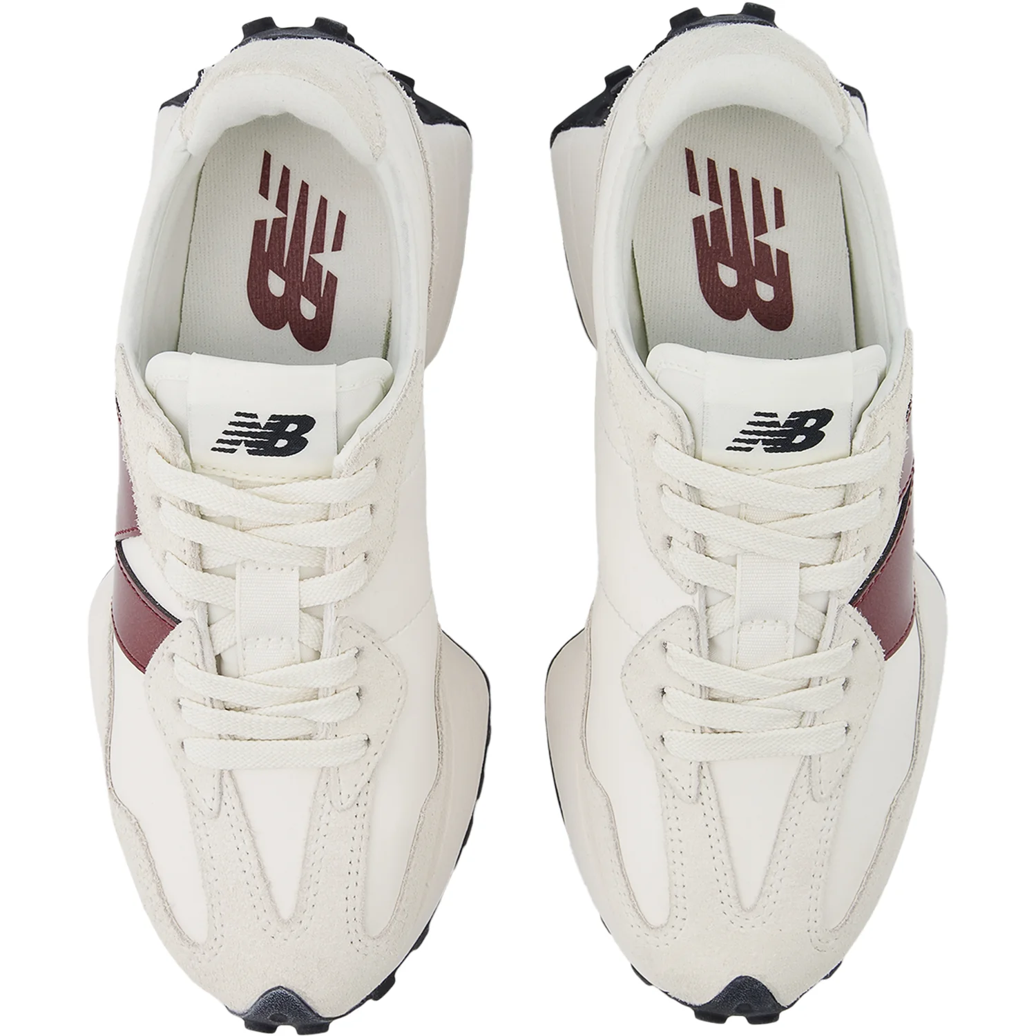 Women's New Balance WS327JWC Sea Salt/Monarch Burgundy - Image 2