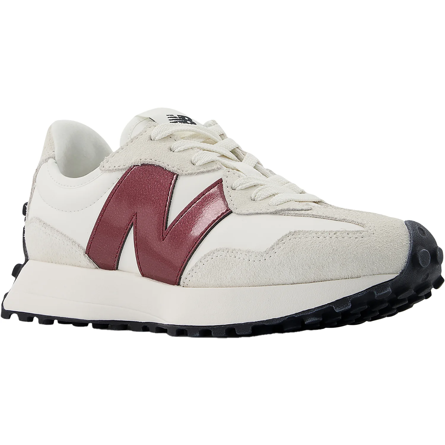 Women's New Balance WS327JWC Sea Salt/Monarch Burgundy - Image 5