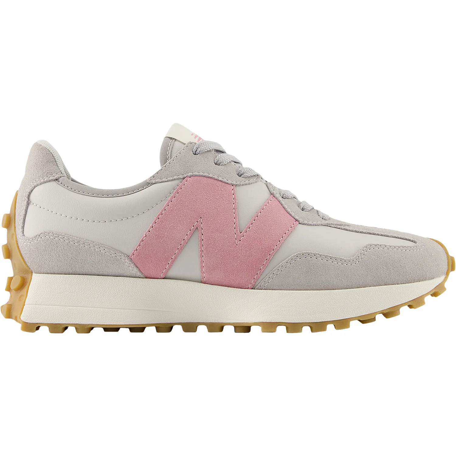 New Balance WS327KAZ Women's Athletic Shoes Rain Cloud/Pink Tiffany