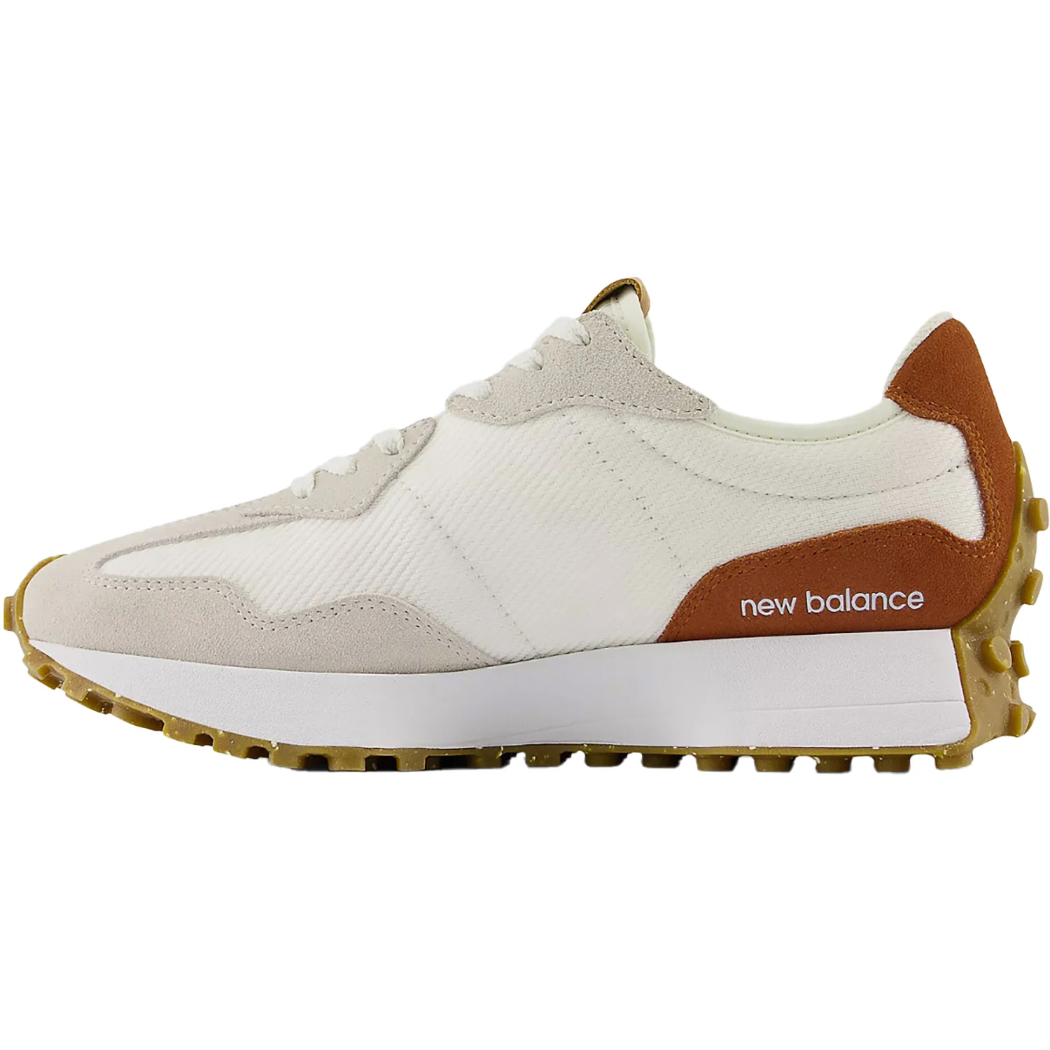 New Balance WS327RA Women's Athletic Shoes Sea Salt/Rust Oxide Suede - Image 3