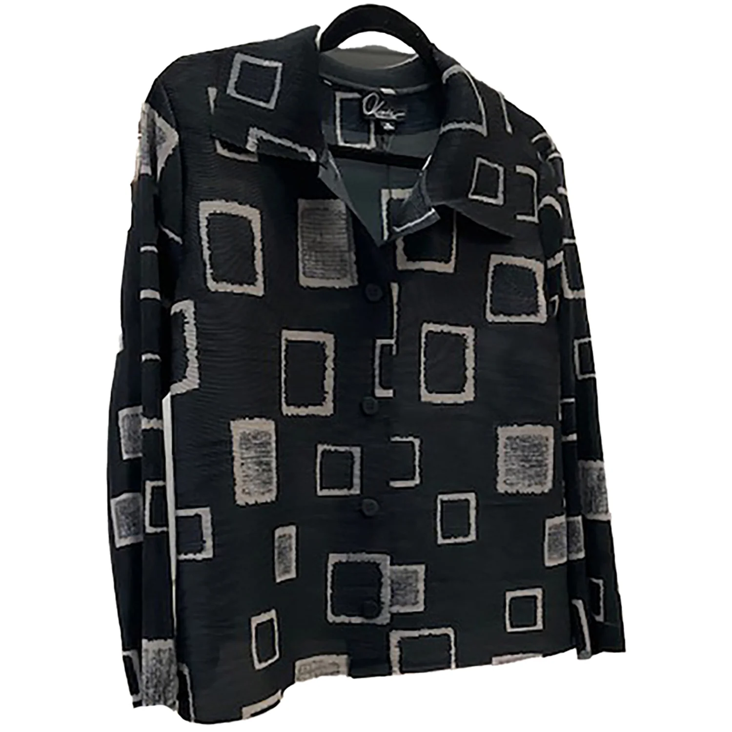 Olivia By Habitat Parisian Pleats Nights Out Jacket Women's Outerwear Black Block Party