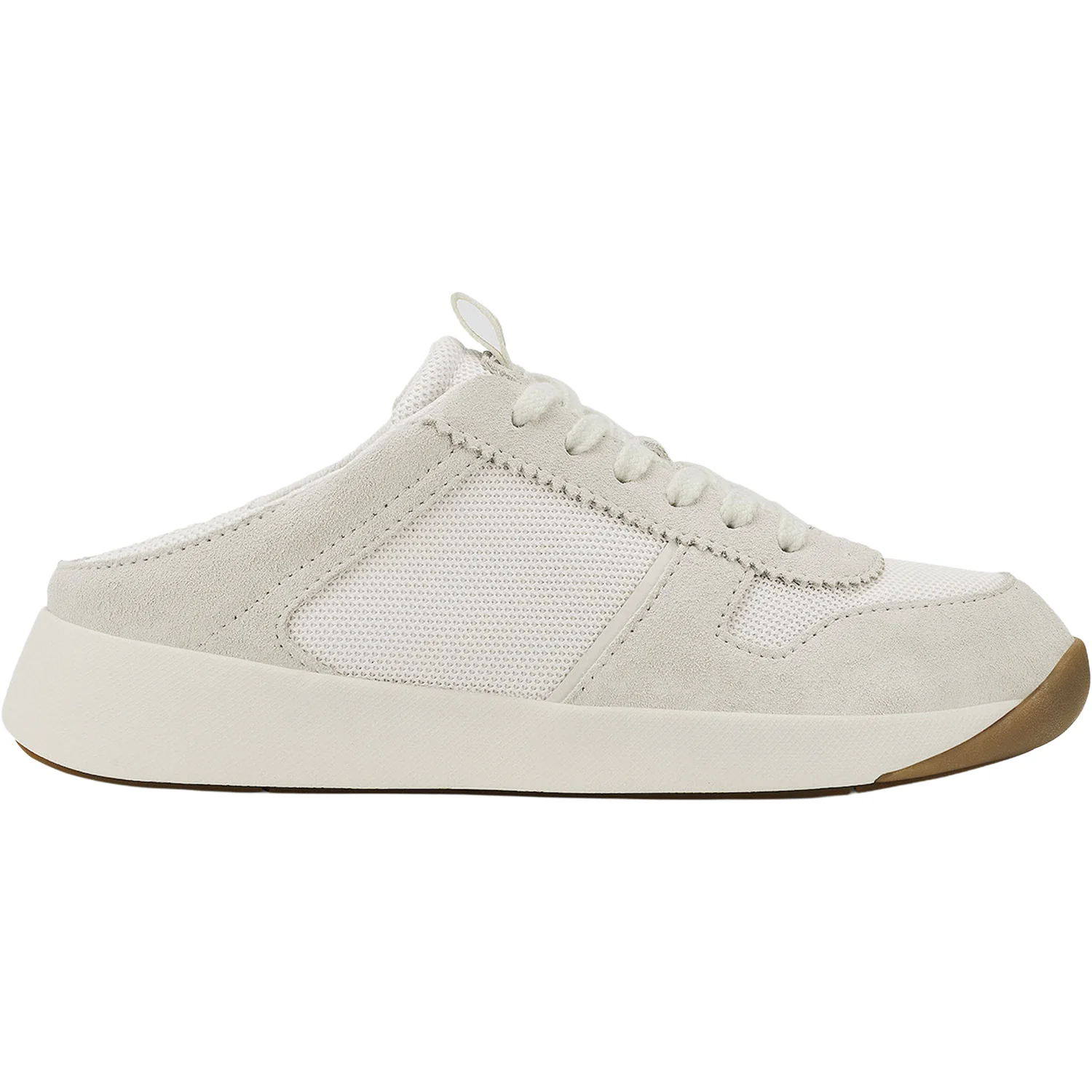 Olukai Kualele Mesh Women's Sporty Lace Up Shoes Tapa/White Sand - Image 5