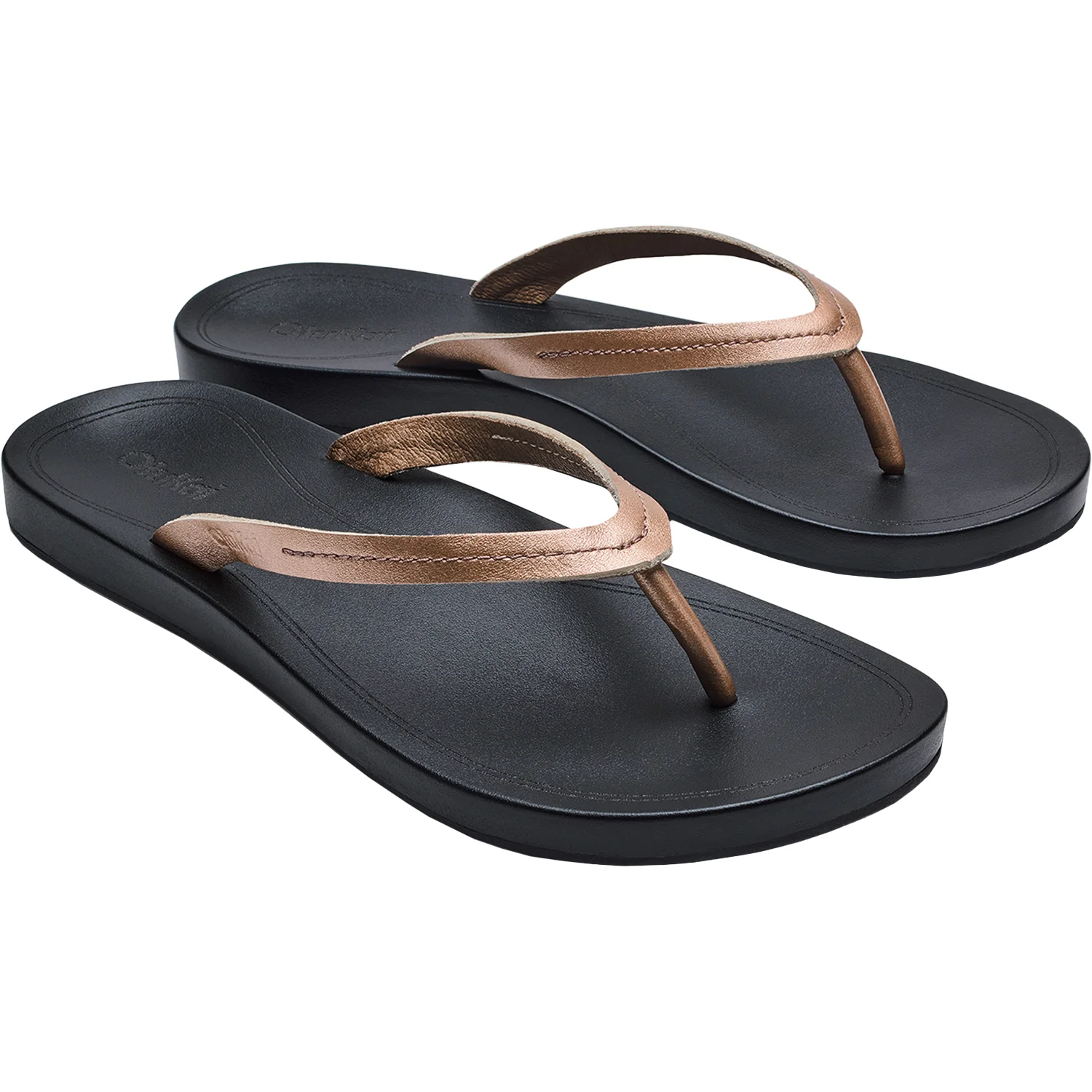 Olukai Lalahi Women's Sandals Thong Sandals Copper/Lava Rock - Image 4