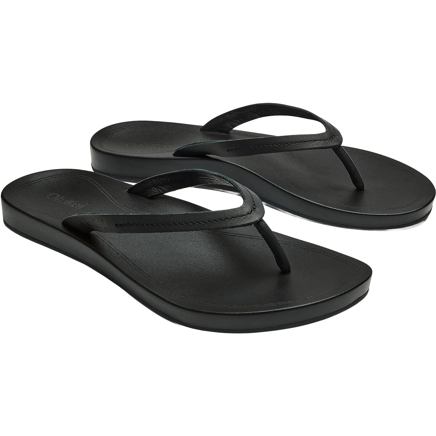 Olukai Lalahi Women's Sandals Thong Sandals Lava Rock/Lava Rock - Image 3