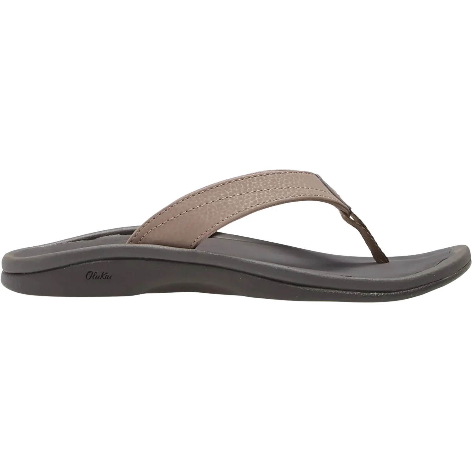 OluKai Ohana Women's Sandals Thong Sandals Warm Taupe/Black