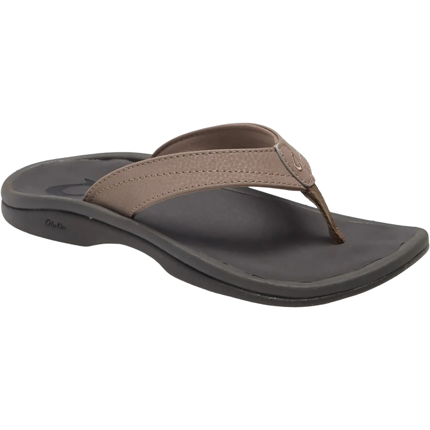 OluKai Ohana Women's Sandals Thong Sandals Warm Taupe/Black - Image 5