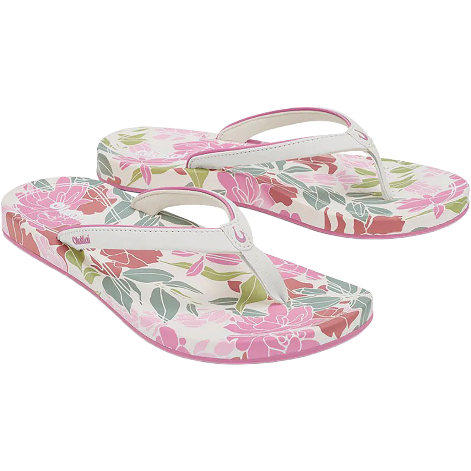 OluKai Uiki Women's Sandals Thong Sandals White Sand/Pai - Image 3