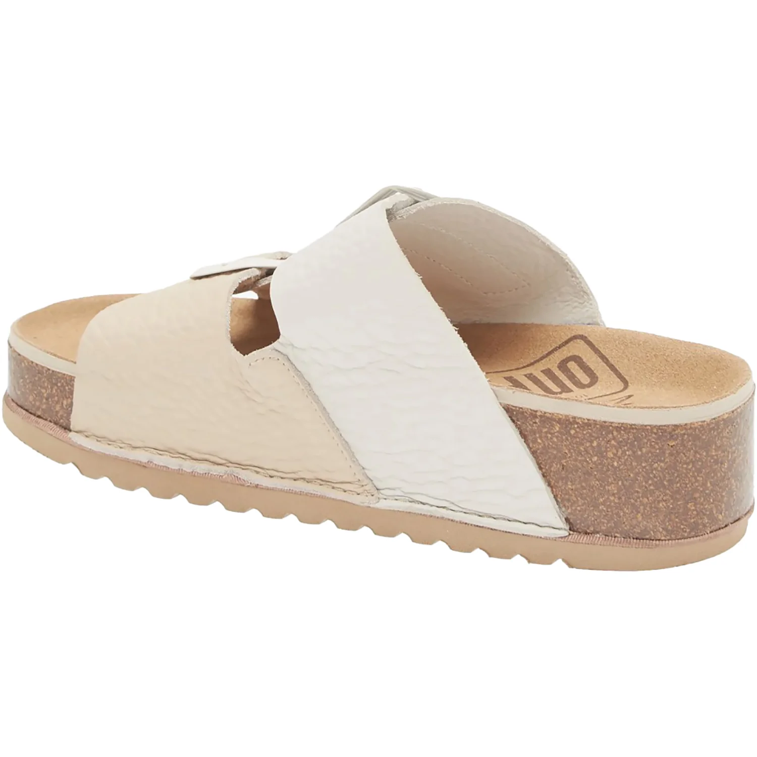 On Foot 1107 Seattle Women's Sandals Beige/Blanco - Image 3