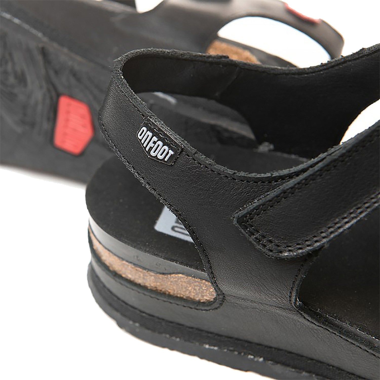 On Foot Cynara 203 Tucson Women's Ankle Strap Sandals Black Leather - Image 4