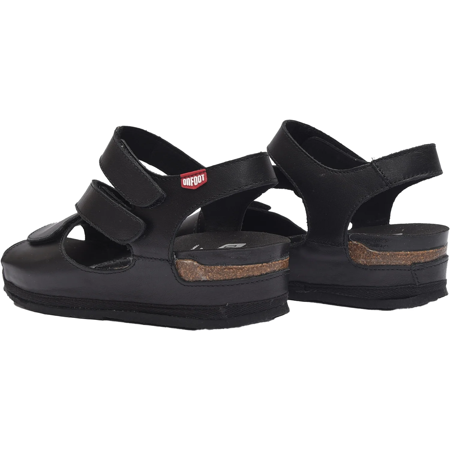 On Foot 206 Austin Women's On Foot Sandals Negro/Black - Image 3