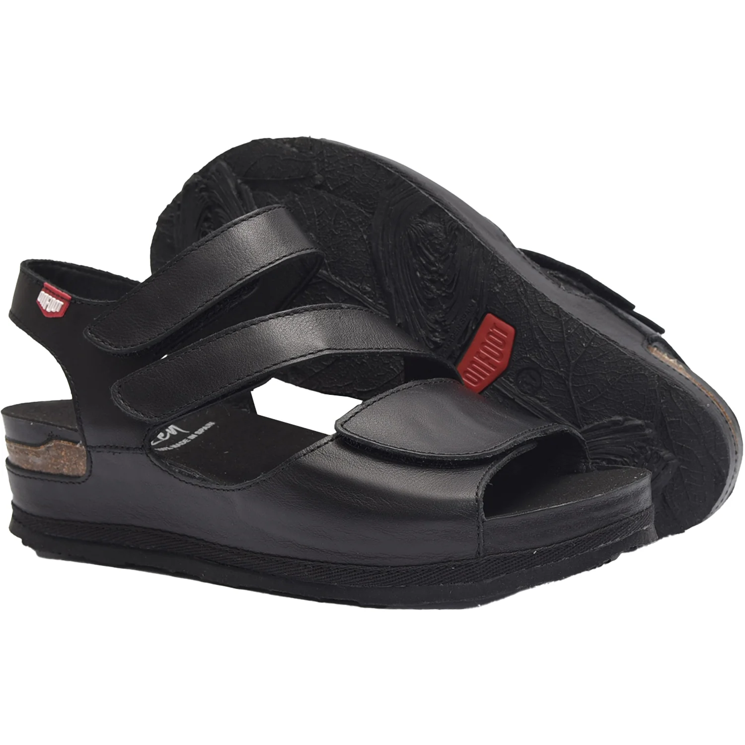 On Foot 206 Austin Women's On Foot Sandals Negro/Black - Image 4