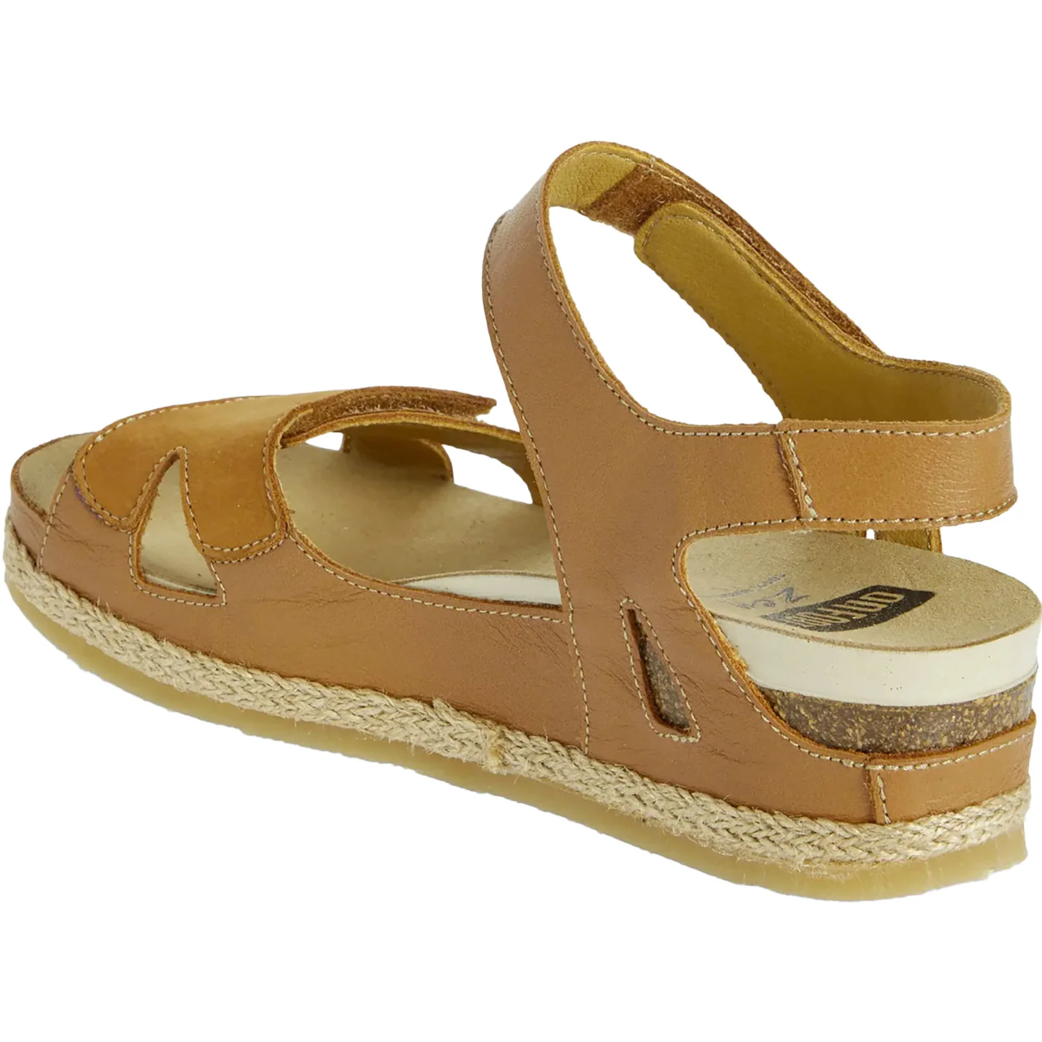 On Foot Cynara 221 Trenton Women's Ankle Strap Sandals Tan Leather - Image 3