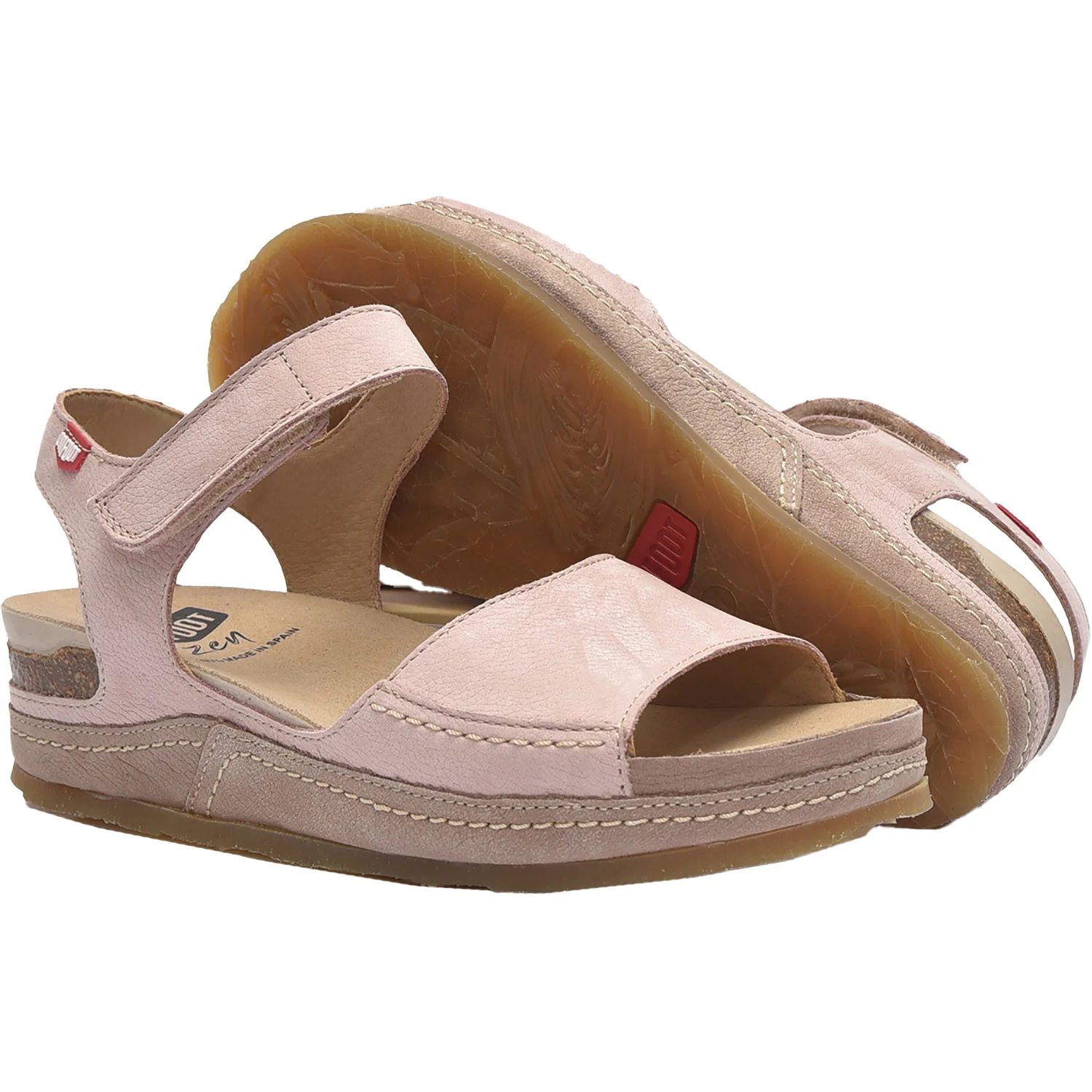 On Foot - Casitas 240 Vegas Women's Sandals Rose Suede - Image 3