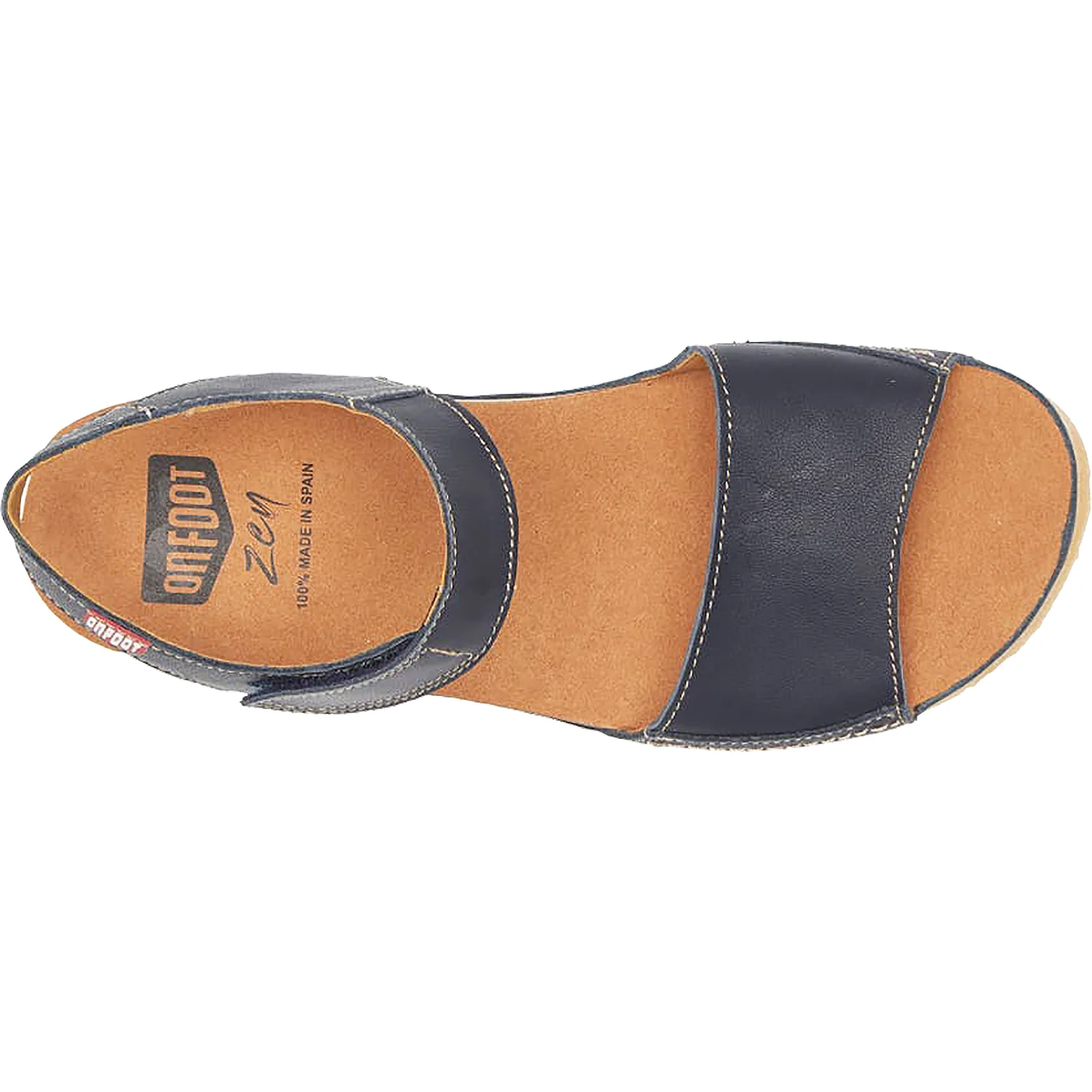 On Foot Cynara 203 Tucson Women's Sandals Marino Navy Leather - Image 2