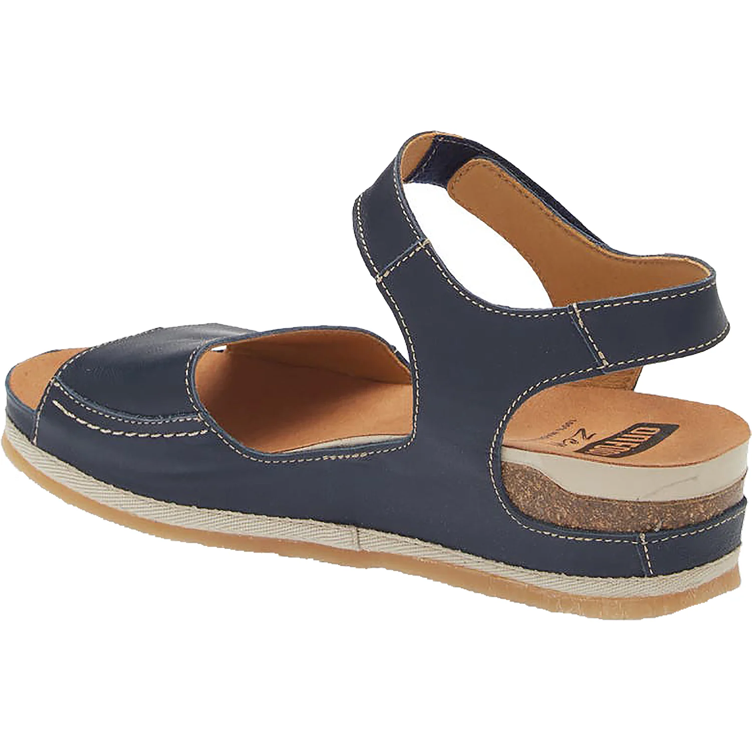 On Foot Cynara 203 Tucson Women's Sandals Marino Navy Leather - Image 4