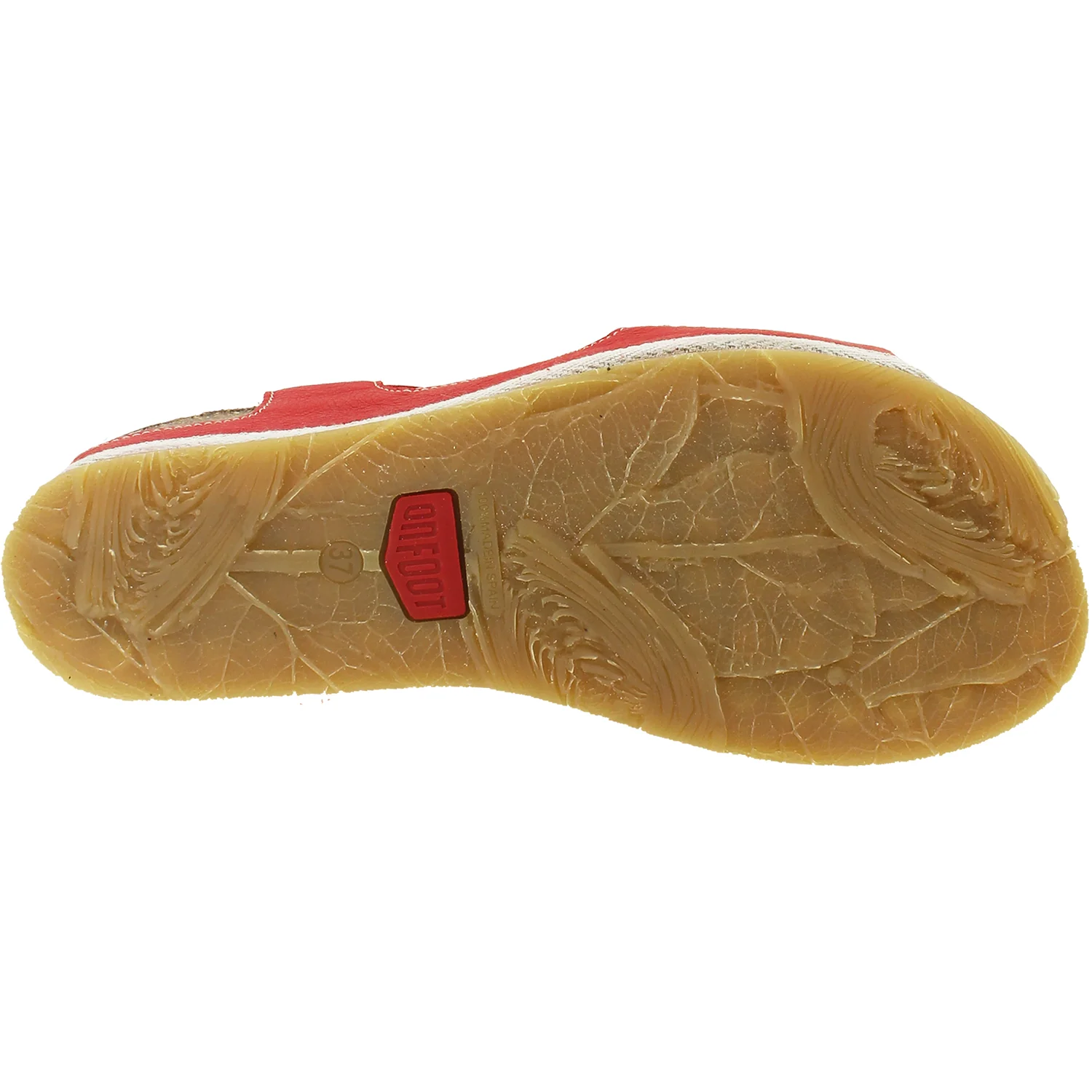 On Foot Cynara 203 Tucson Women's Platform Sandals Red Leather - Image 4