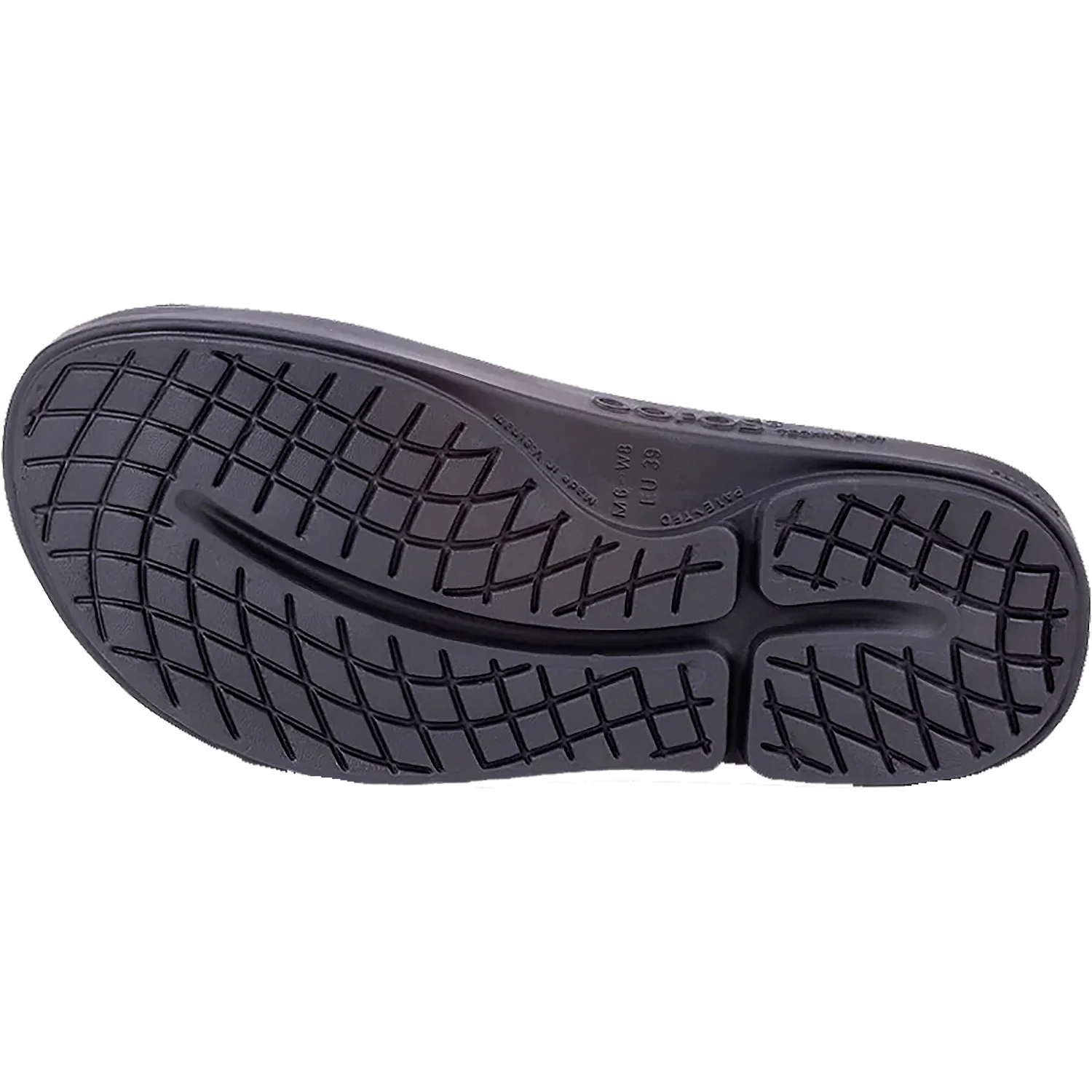 OOFOS OOahah Luxe Women's Recovery Slide Sandals Latte Synthetic - Image 4