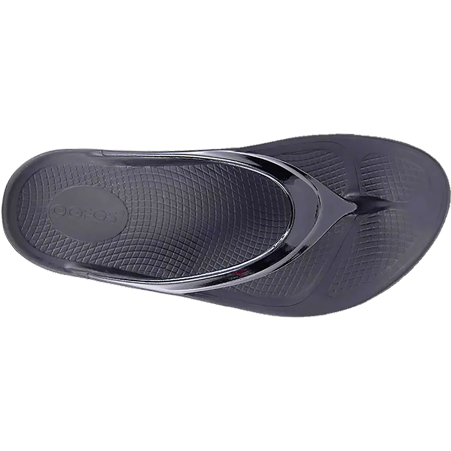 OOFOS OOlala Women's Recovery Sandals Black Synthetic - Image 2
