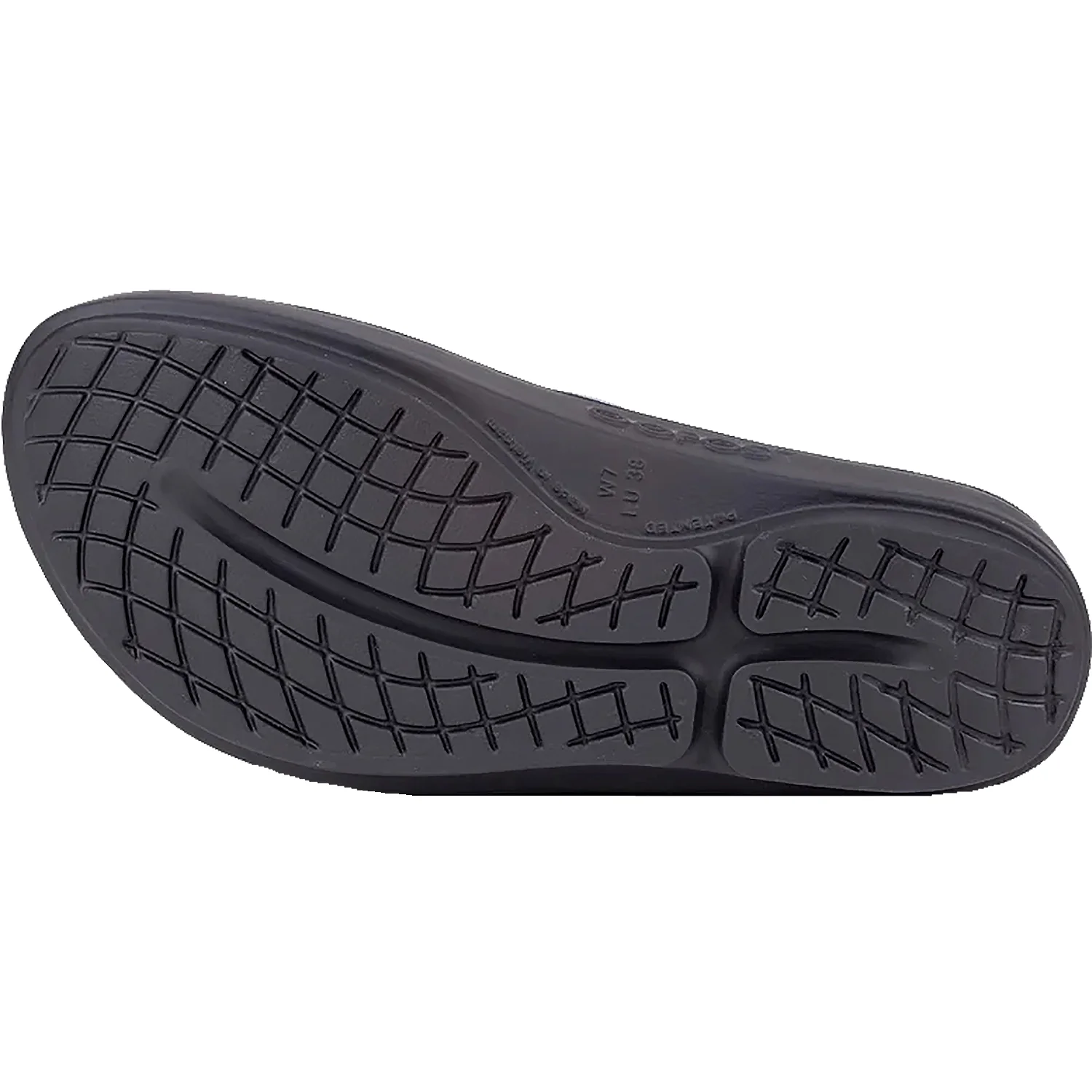 OOFOS OOlala Women's Recovery Sandals Black Synthetic - Image 4