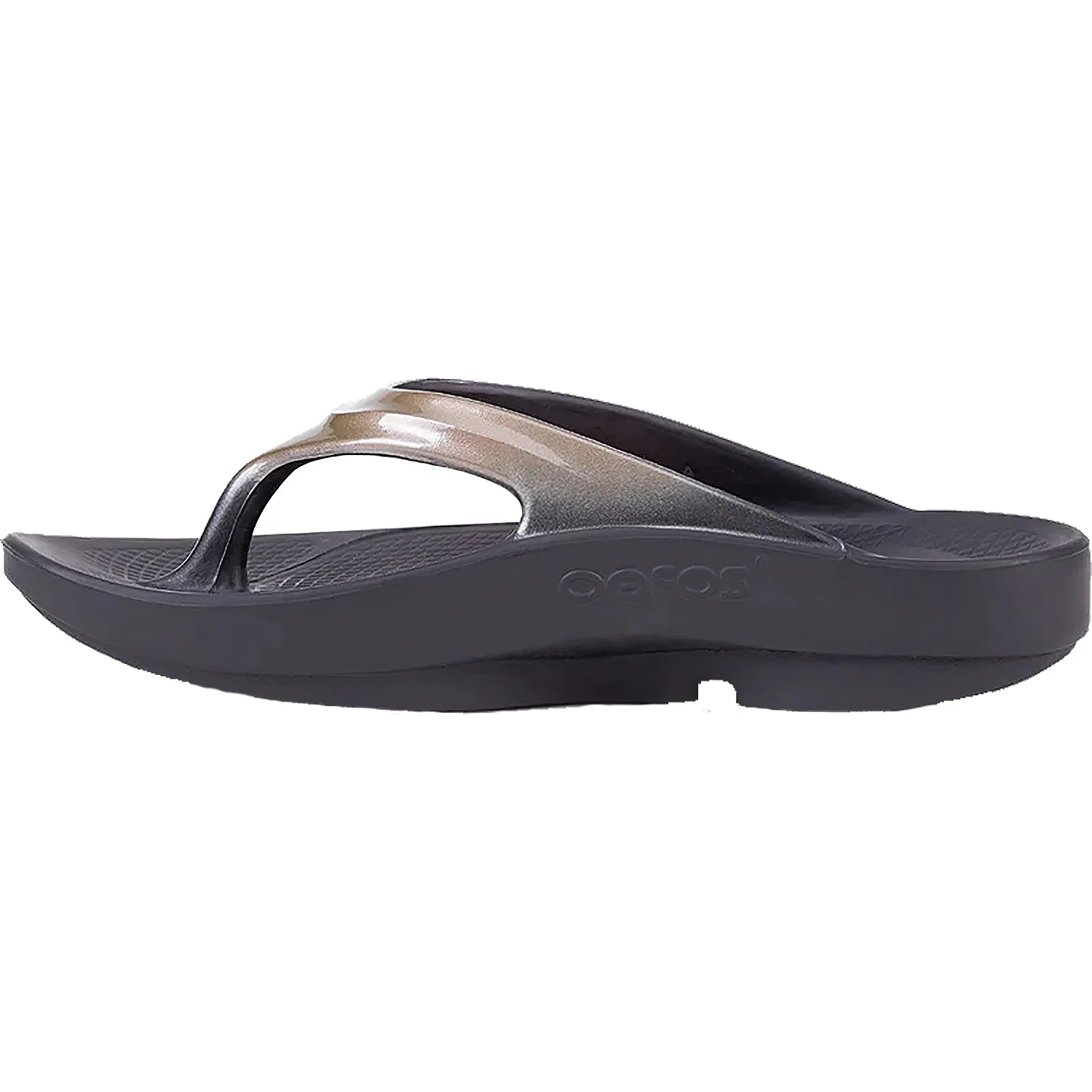 OOFOS OOlala Luxe Women's Thong Sandals Latte Synthetic - Image 3