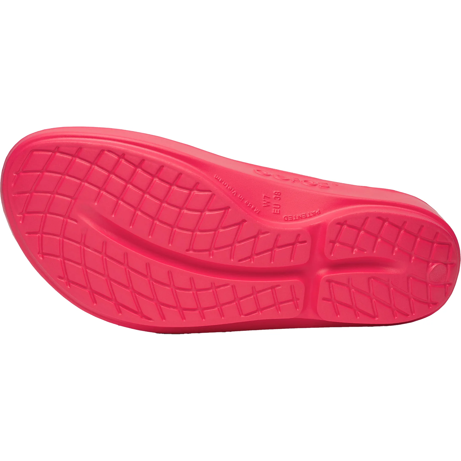OOFOS OOlala Women's Recovery Sandals Neon Berry Synthetic - Image 4
