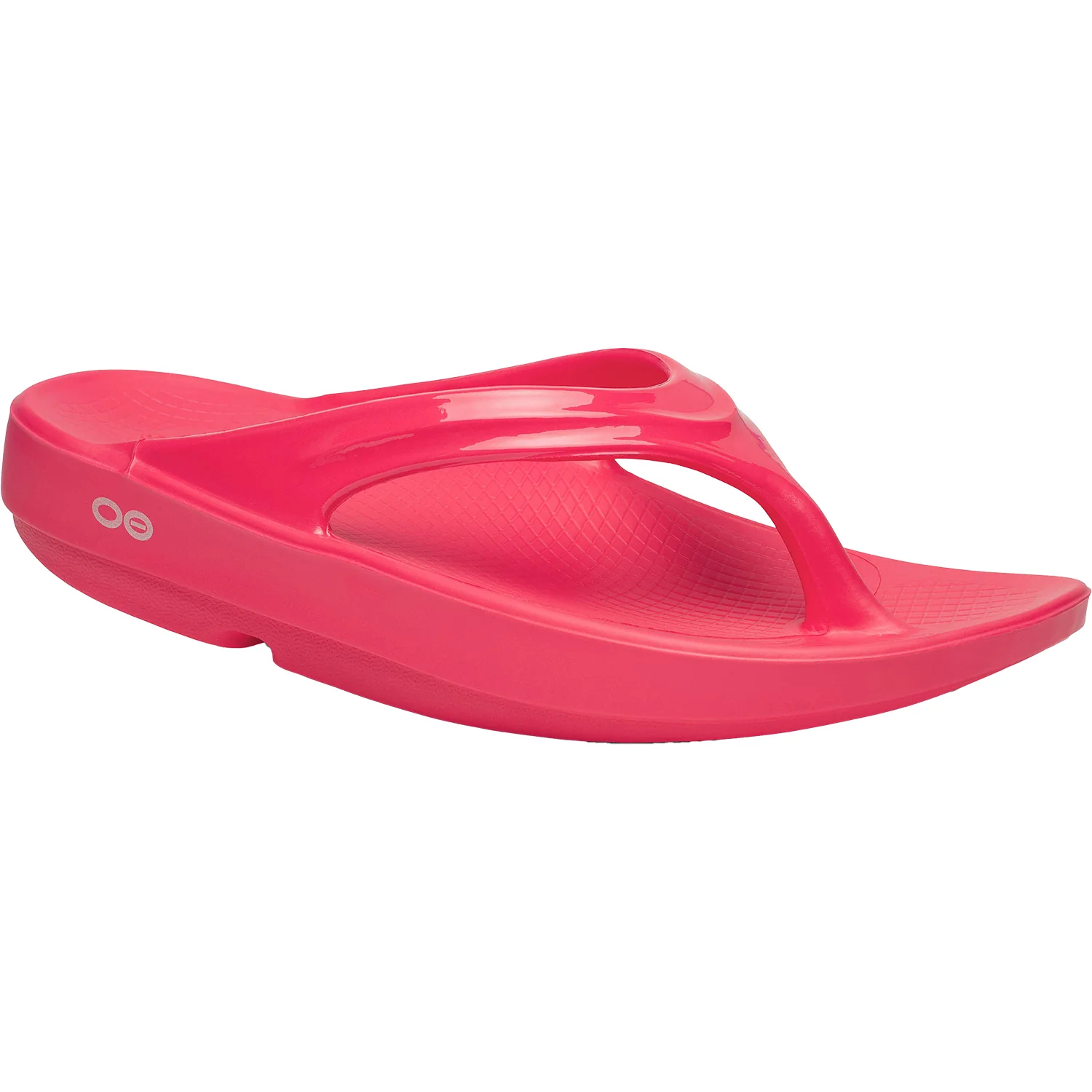OOFOS OOlala Women's Recovery Sandals Neon Berry Synthetic - Image 5