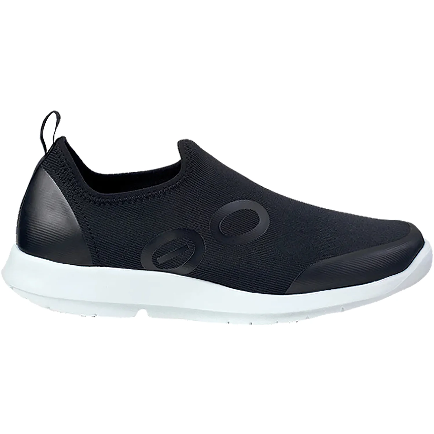 OOFOS OOmg Sport Low Women's Recovery Shoes White/Black Mesh
