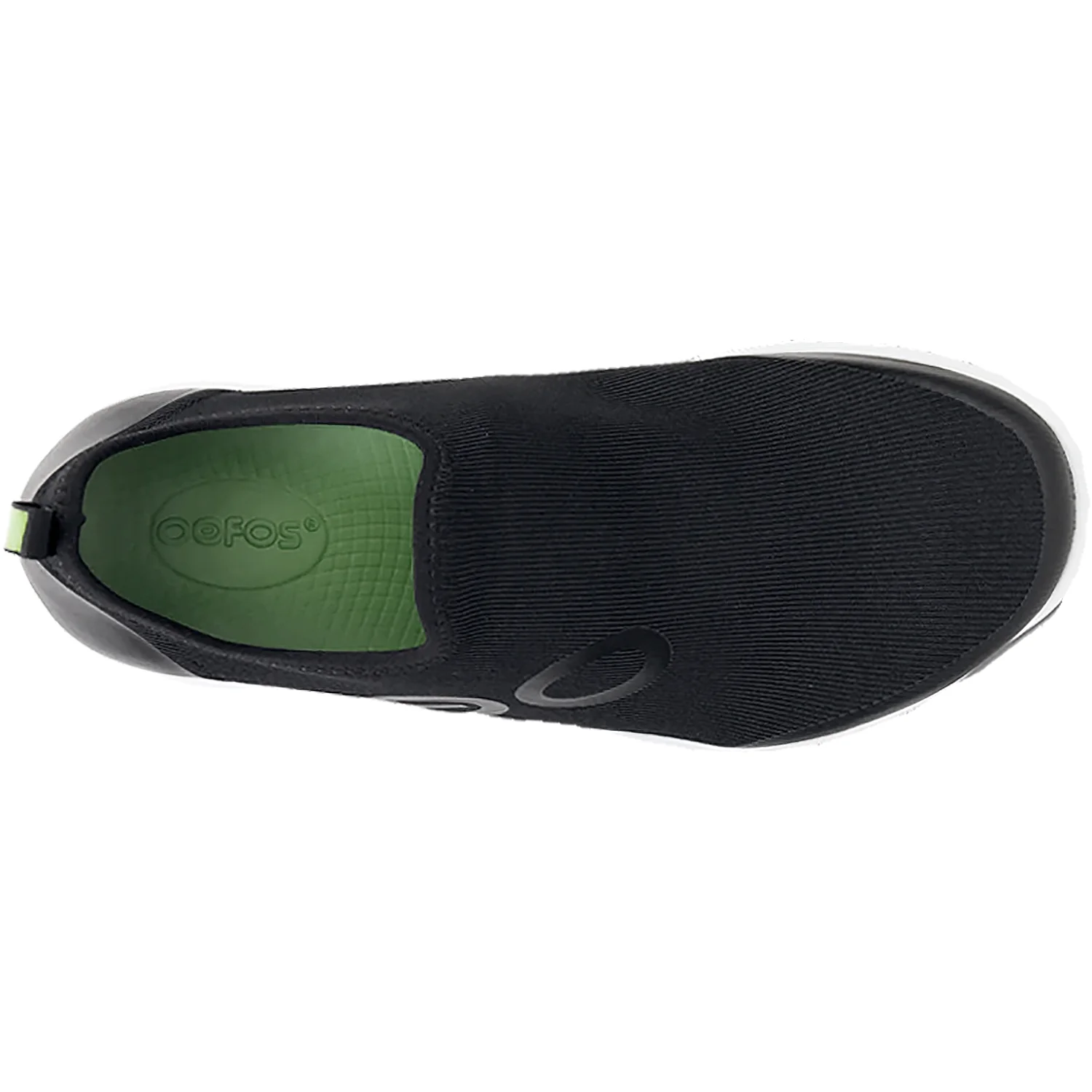 OOFOS OOmg Sport Low Women's Recovery Shoes White/Black Mesh - Image 2
