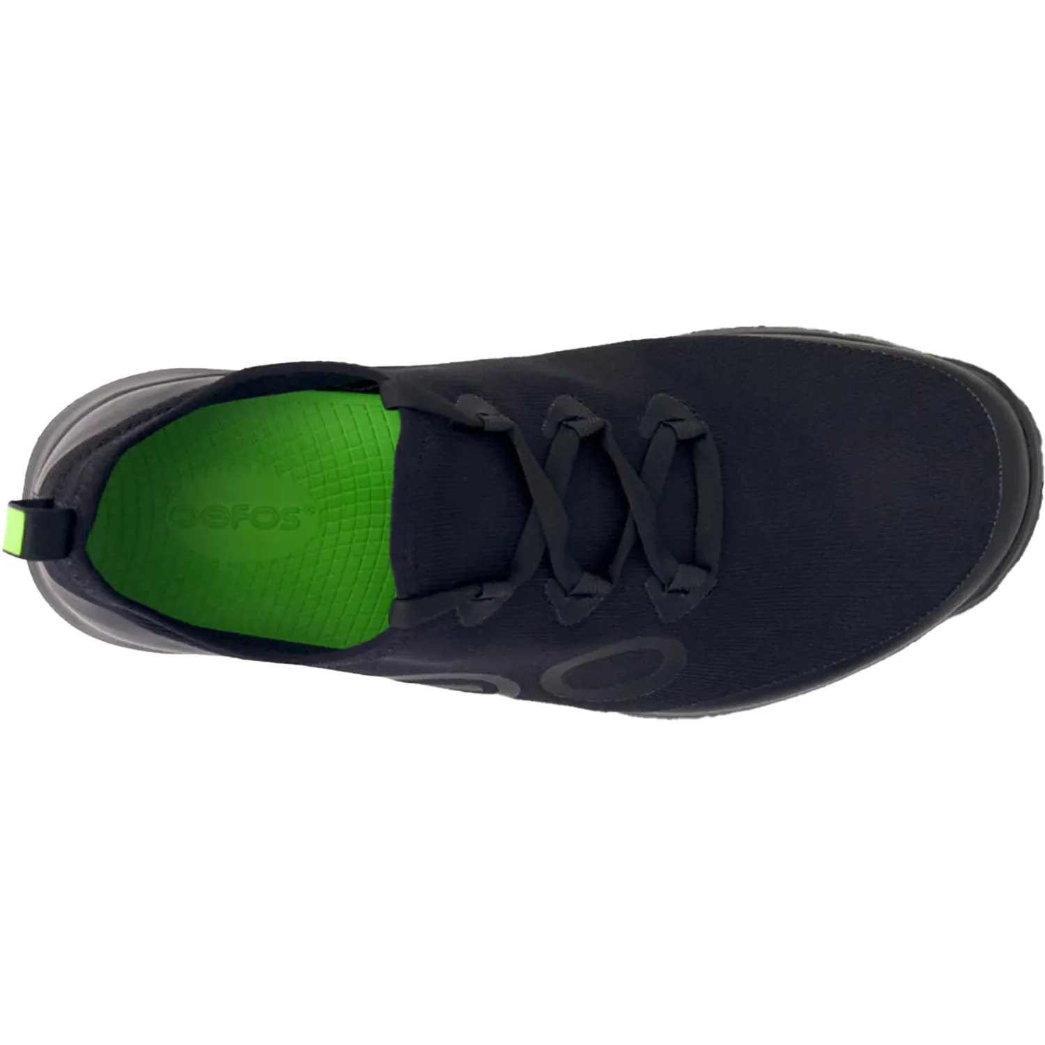 OOFOS OOMG Sport LS Women's Recovery Sneakers Black/Black Mesh - Image 2
