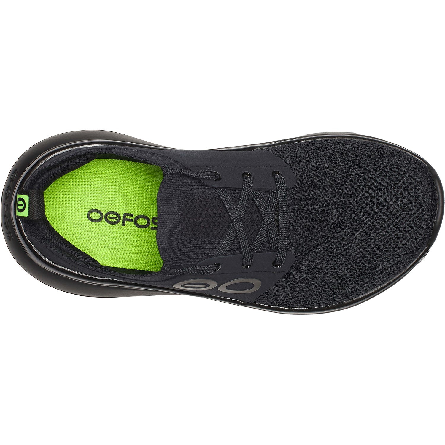 Oofos Oomy Stride Women's Recovery Black/Black Synthetic - Image 2