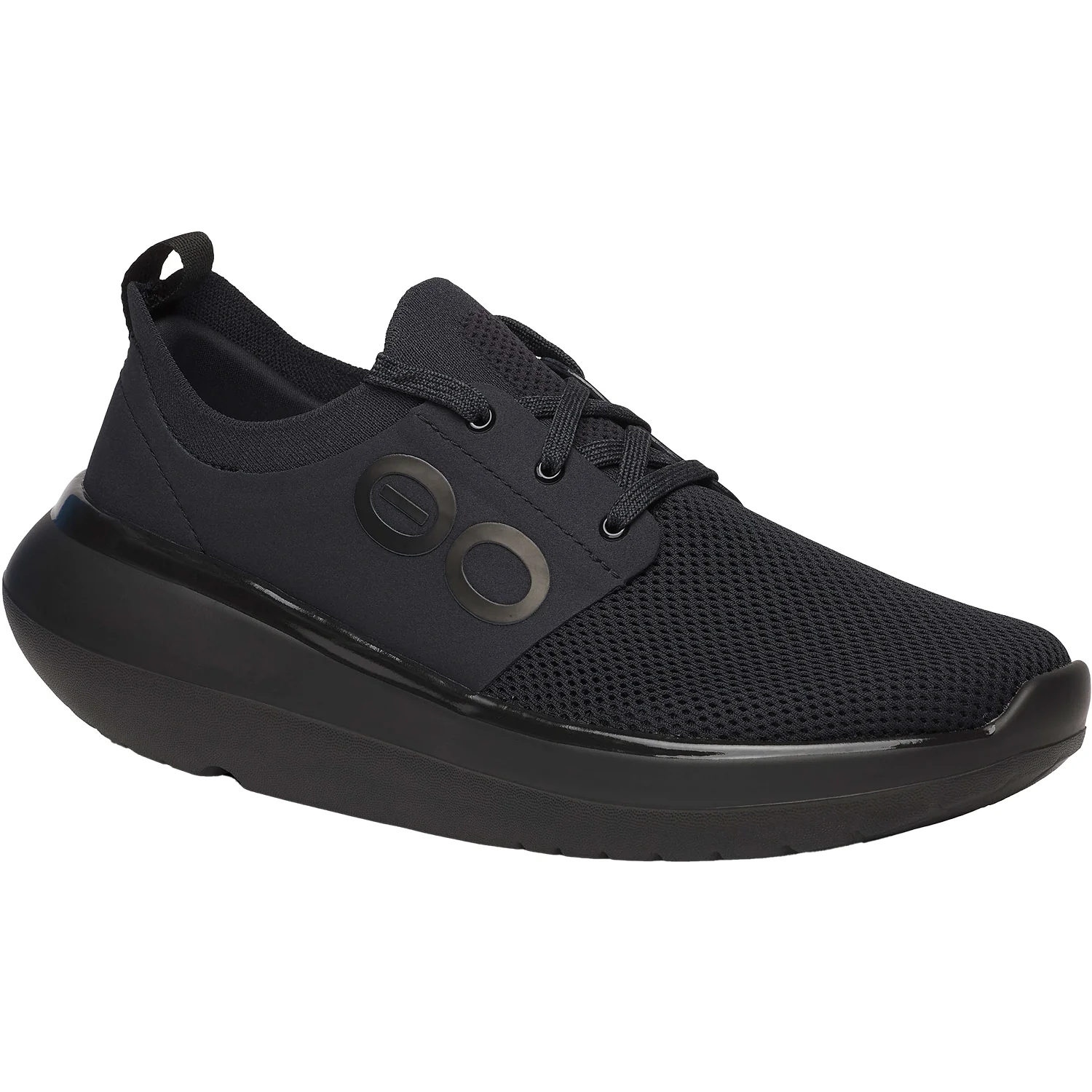 Oofos Oomy Stride Women's Recovery Black/Black Synthetic - Image 5