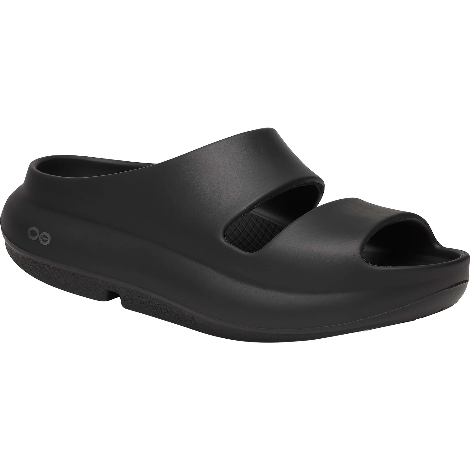 Oofos OOyea Women's Recovery Slide Sandals Black - Image 5