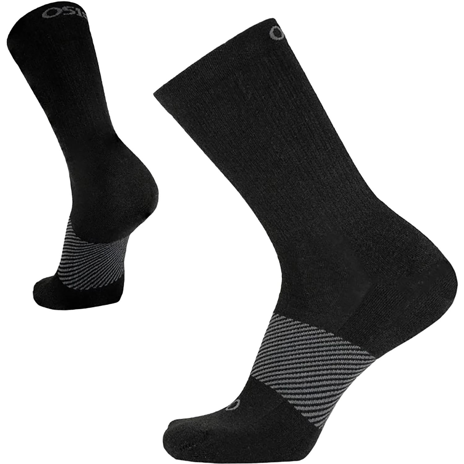 OS1st Wicked Comfort Crew Merino Wool Socks Women's Socks Black