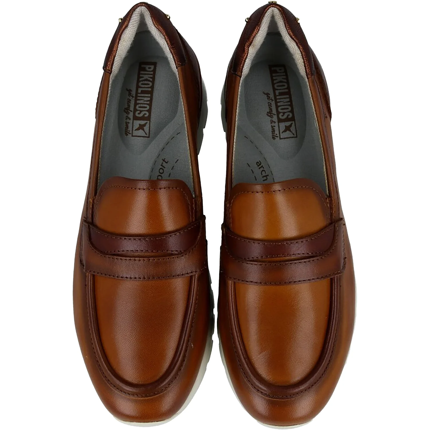 Pikolinos Asturias W9C-3882C1 Women's Slip Ons Brandy Leather - Image 2