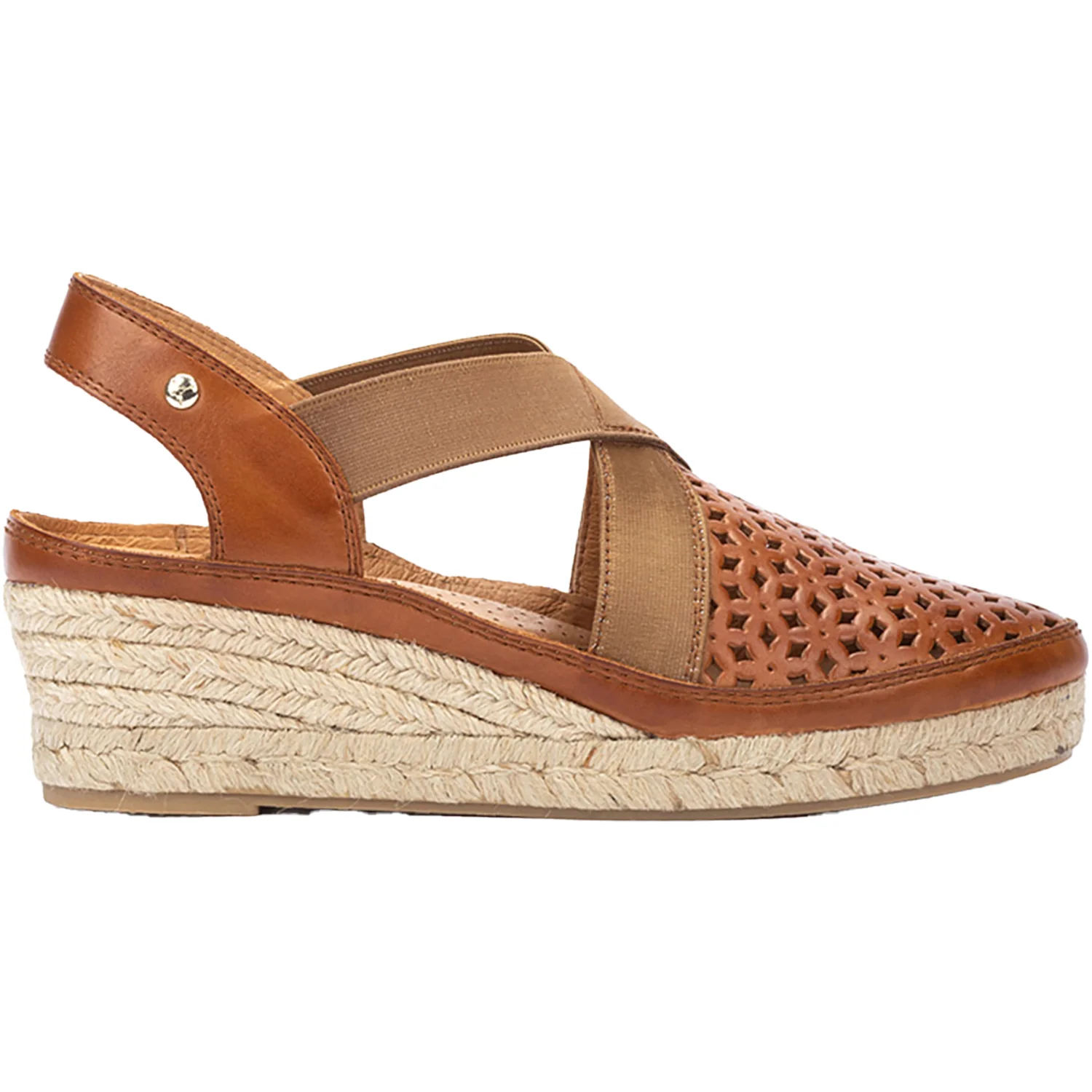 Pikolinos Benidorm W4A-1546 Women's Wedge Sandals Brandy
