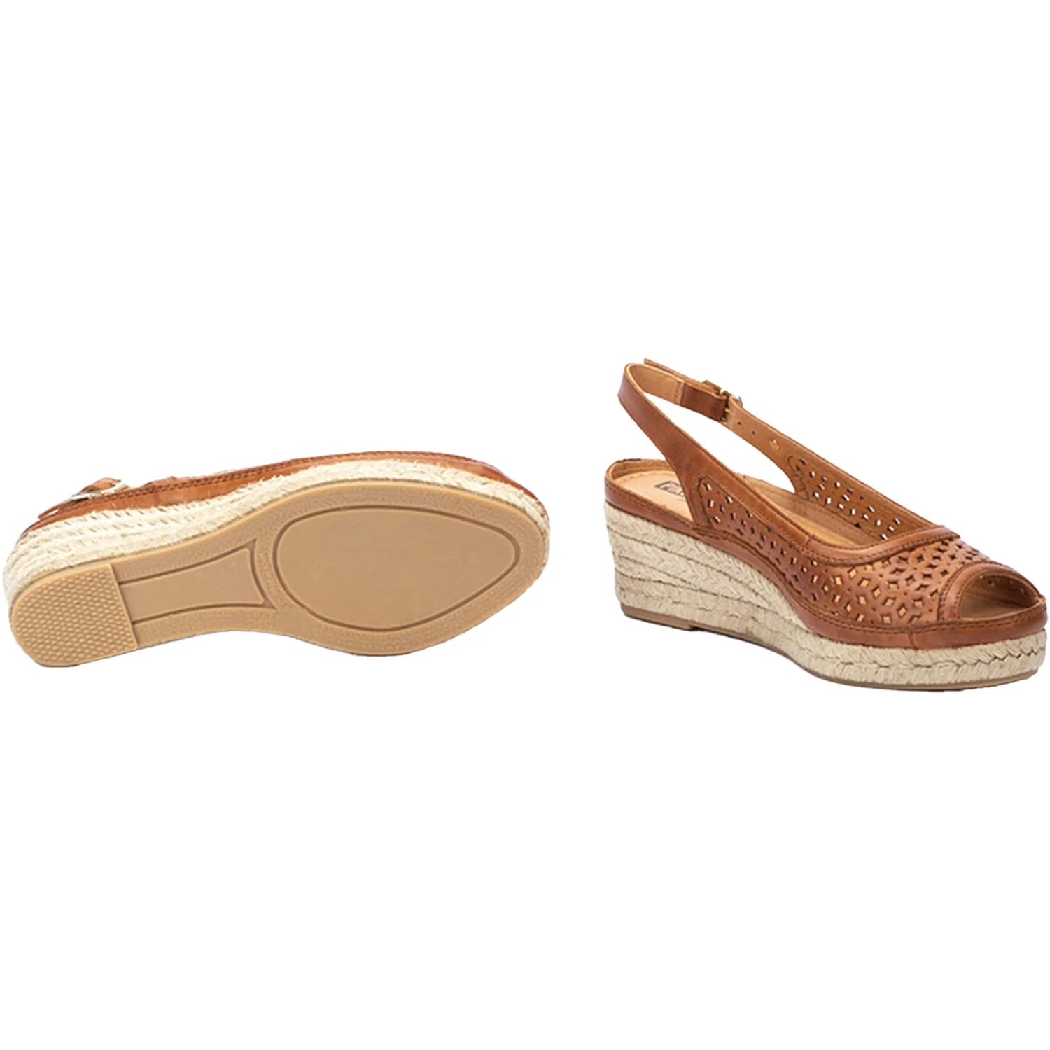 Pikolinos Benidorm W4A-1546 Women's Wedge Sandals Brandy - Image 2