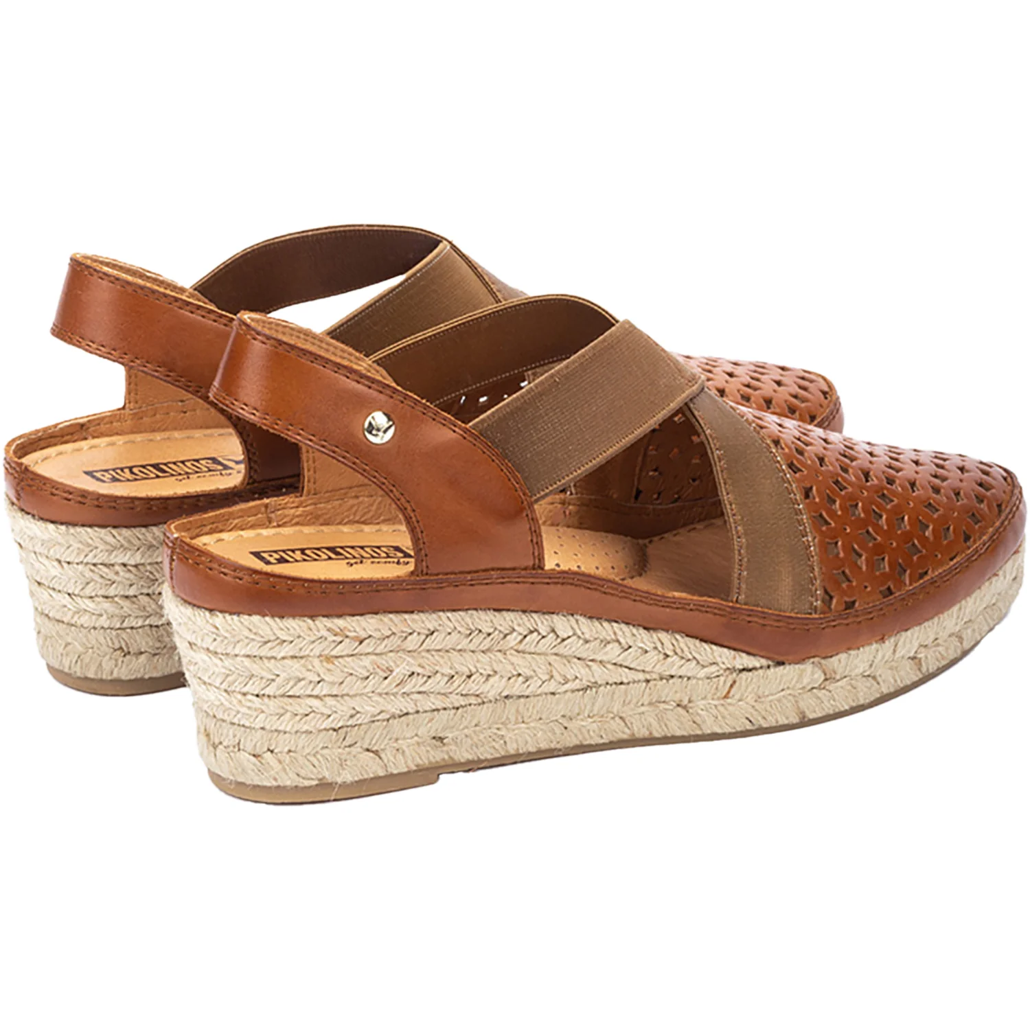 Pikolinos Benidorm W4A-1546 Women's Wedge Sandals Brandy - Image 4