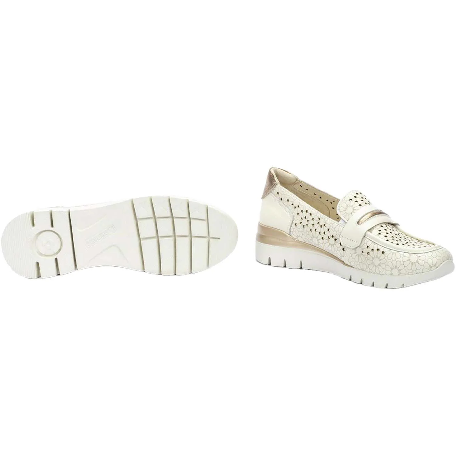 Pikolinos Cantabria W4R-6518C1 Women's Loafers Nata Leather - Image 4