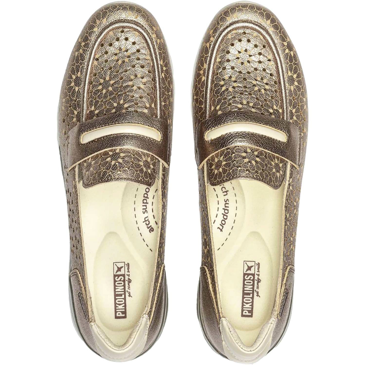 Pikolinos Cantabria W4R-6518CLC1 Women's Loafers Stone Leather - Image 2