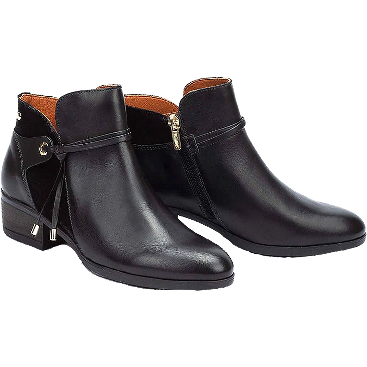 Pikolinos Daroca W1U-8505 Women's Ankle Boots Black Leather - Image 3