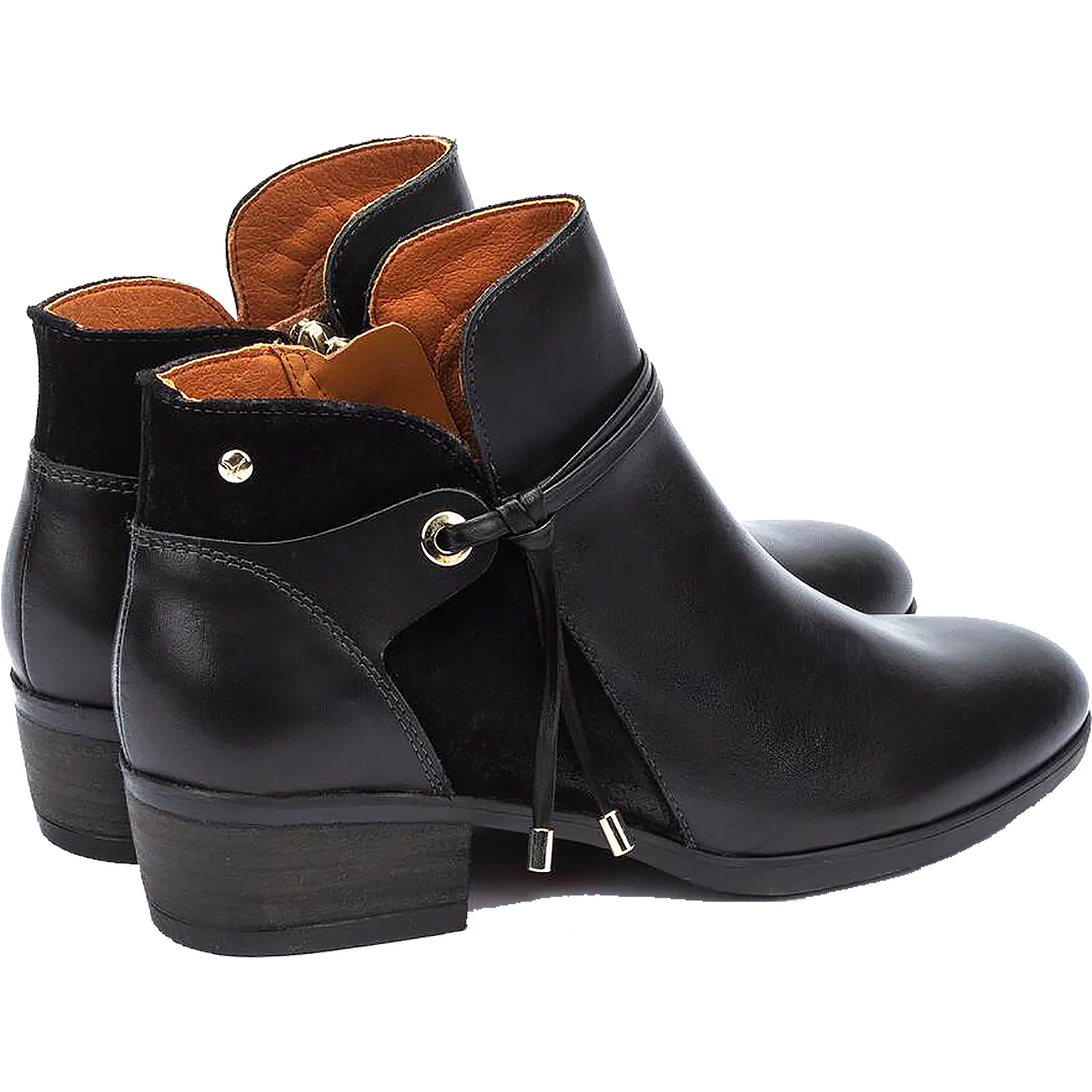 Pikolinos Daroca W1U-8505 Women's Ankle Boots Black Leather - Image 4